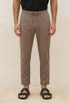 Splash Smart Regular Fit Pique Trousers-men-clothing-image-1