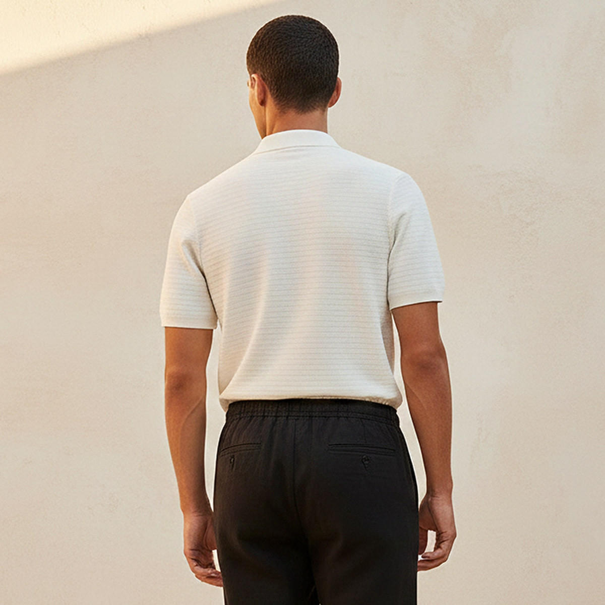 Splash Smart Short Sleeves Textured Polo T-shirt-men-clothing-tshirtsandpolos-polos-image-4