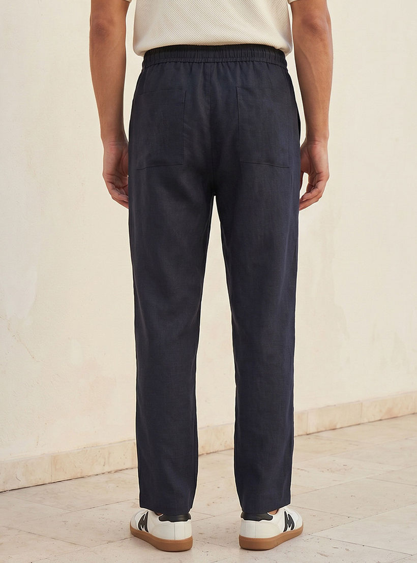 Splash Smart Regular Fit Trousers-men-clothing-bottoms-trousersandchinos-trousers-image-4
