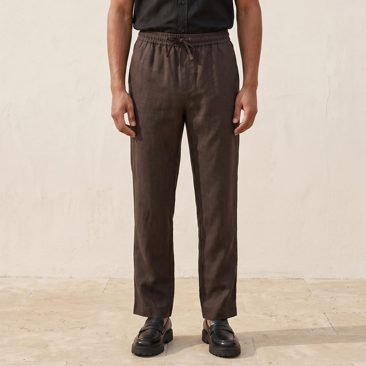 Splash Smart Regular Fit Trousers-men-clothing-bottoms-trousersandchinos-trousers-image-1