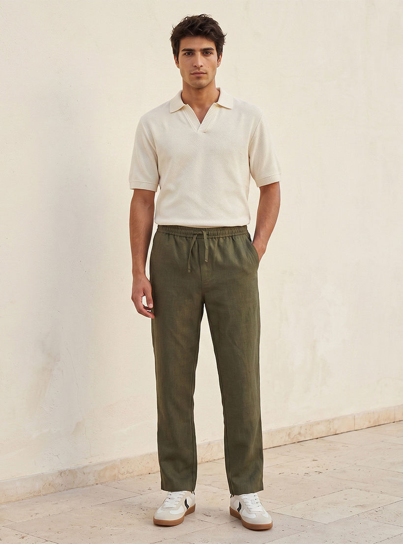 Splash Smart Regular Fit Trousers-men-clothing-bottoms-trousersandchinos-trousers-image-3