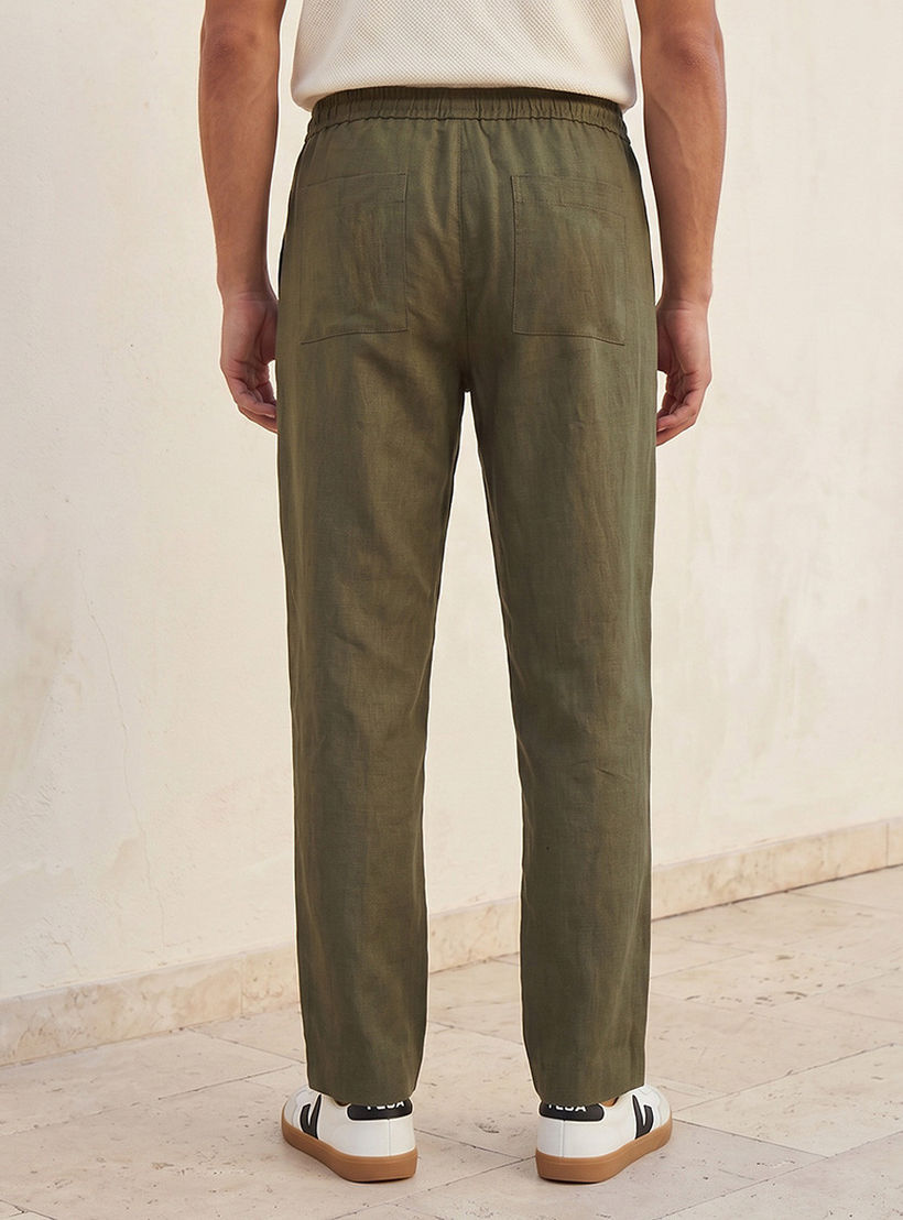 Splash Smart Regular Fit Trousers-men-clothing-bottoms-trousersandchinos-trousers-image-4