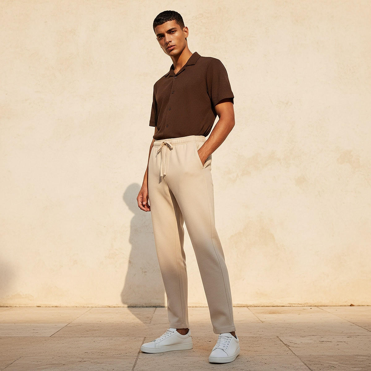 Splash Smart Regular Fit Trousers-men-clothing-trousersandchinos-trousers-image-3
