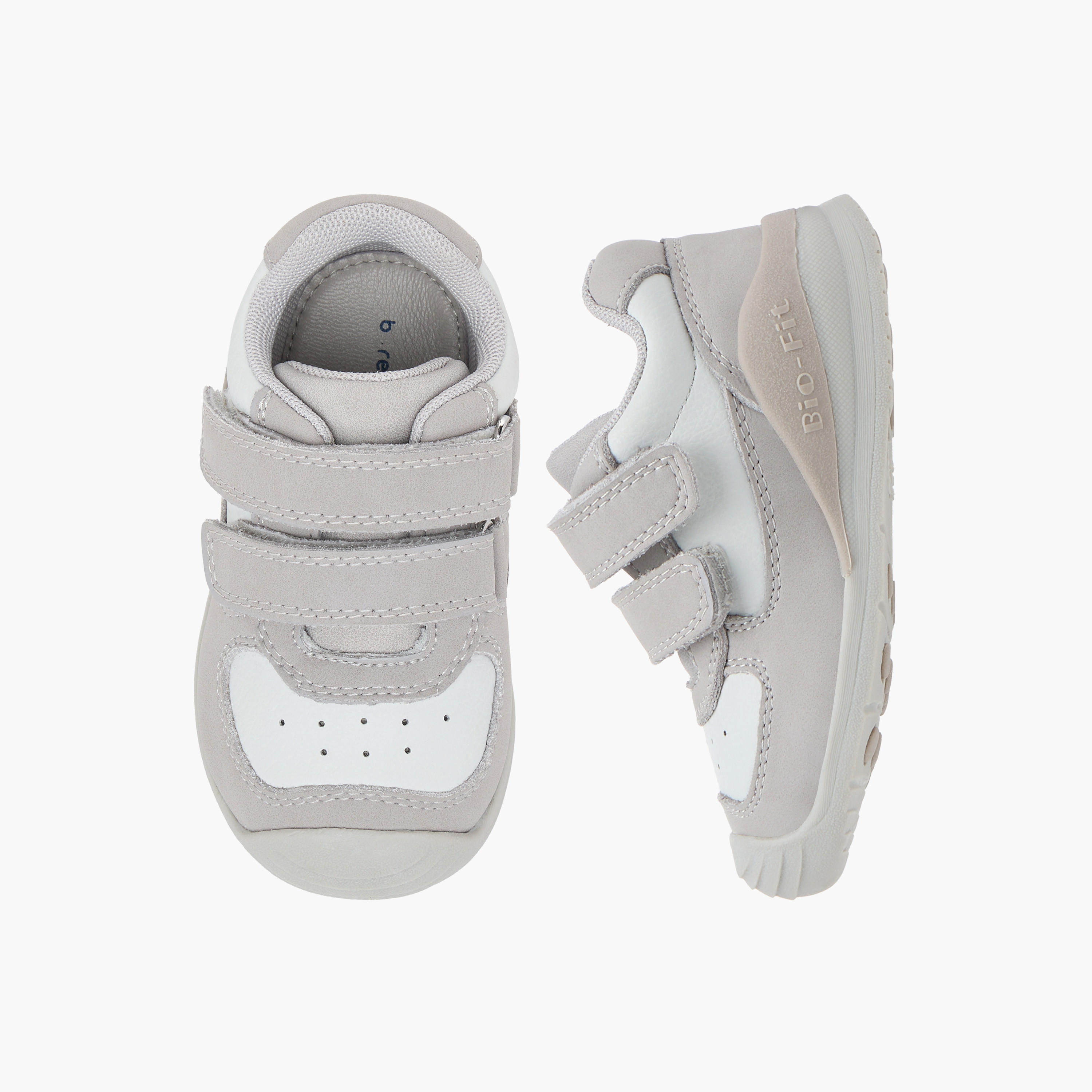 Barefeet Textured Sneakers with Hook and Loop Closure-boys-shoes-sneakers-image-1