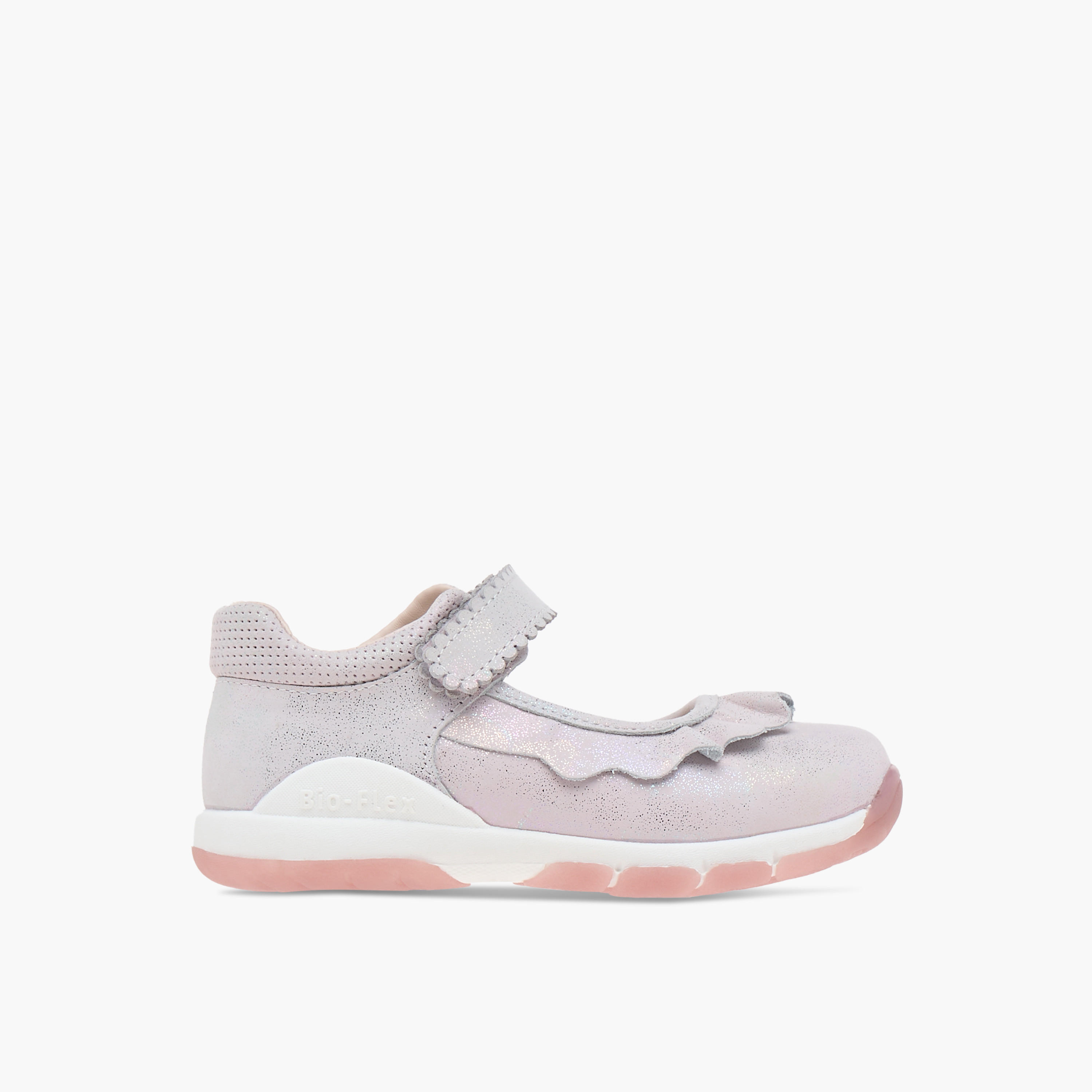 Juniors Textured Mary Jane Shoes with Hook and Loop Closure-girls-shoes-maryjanes-image-3