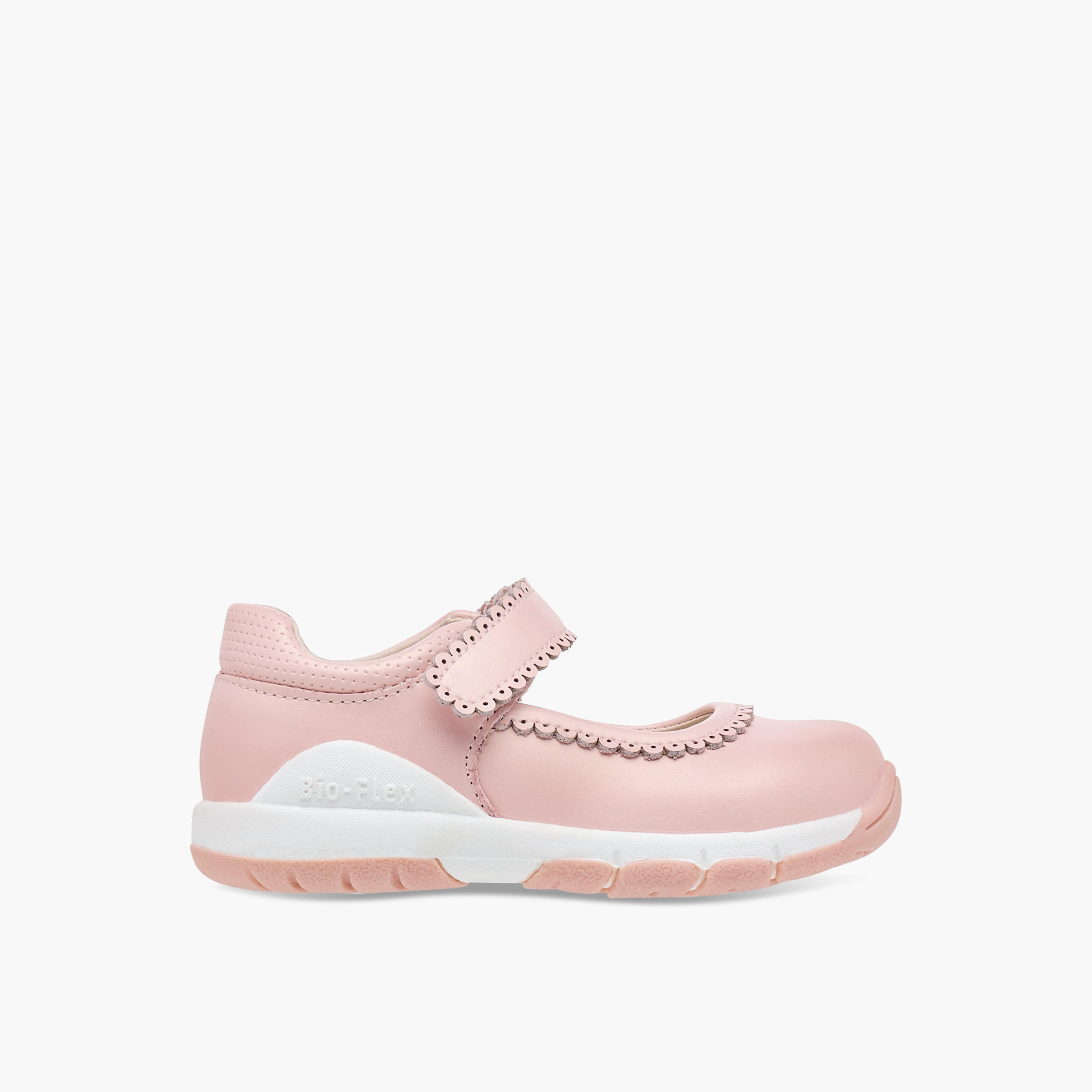 Barefeet Textured Mary Jane Shoes with Hook and Loop Closure-girls-shoes-maryjanes-image-9