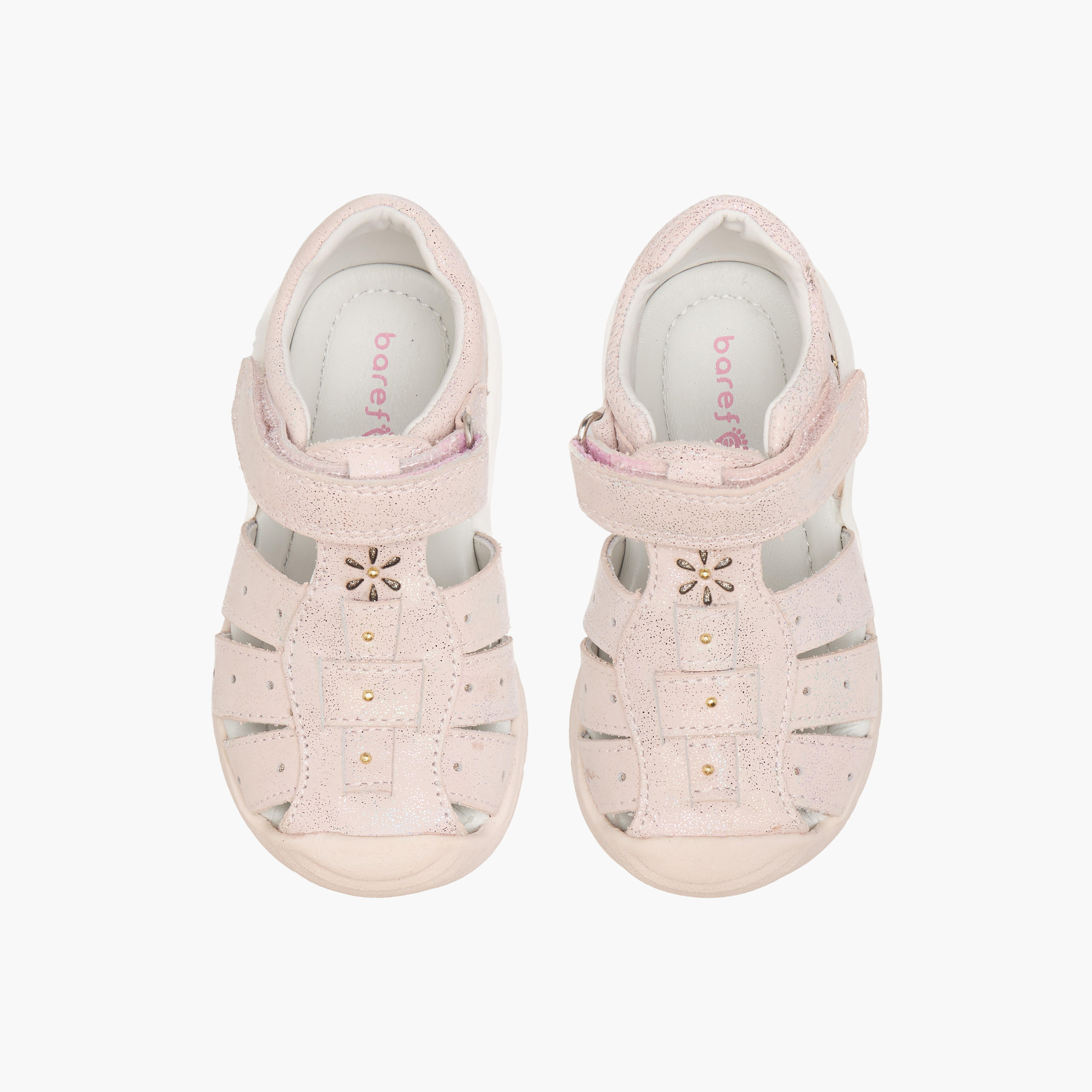 صندل بشريط إغلاق لاصق وتفاصيل مفرغة من بيرفيت-girls-shoes-sandals-image-1