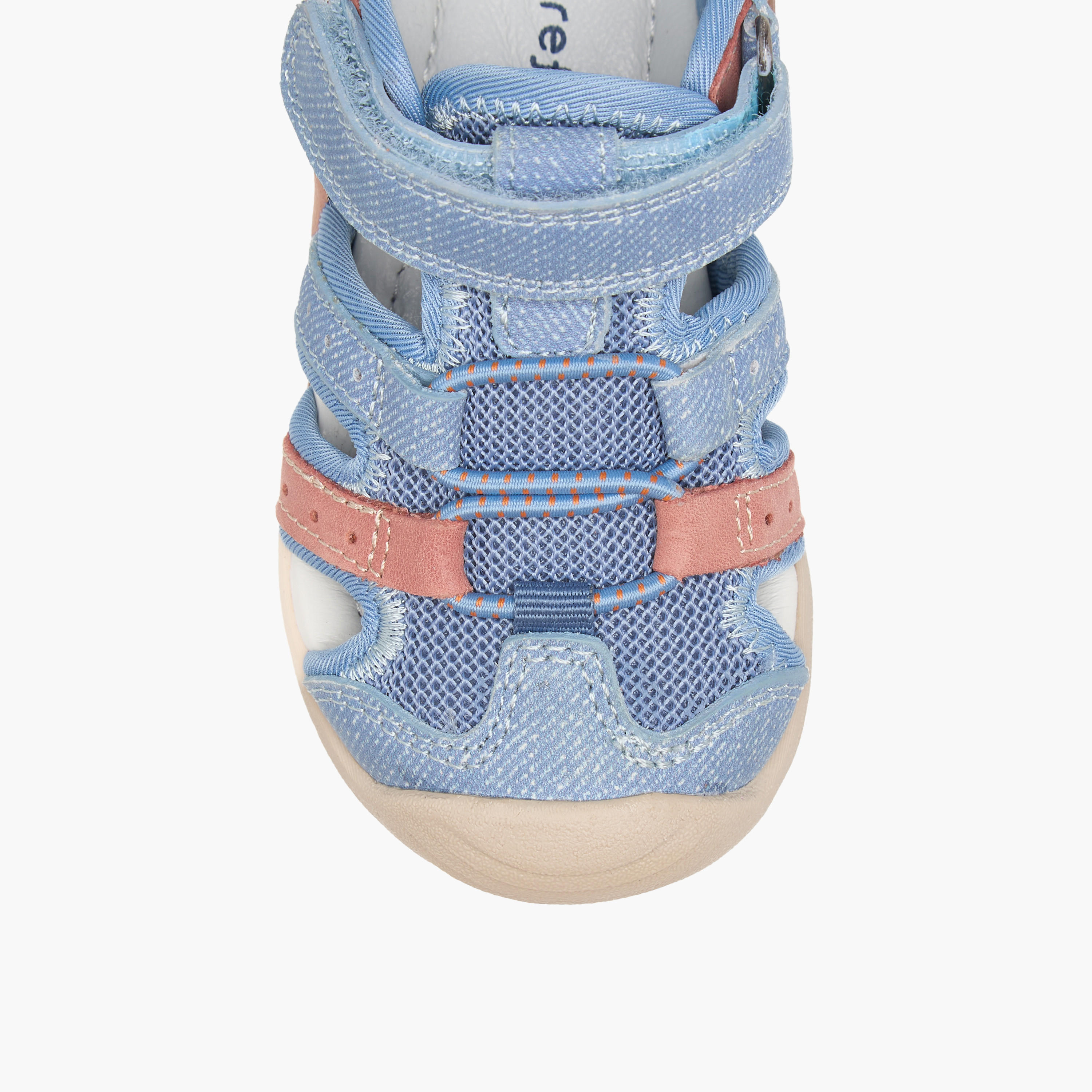 صندل بشريط إغلاق لاصق وتفاصيل مفرغة من بيرفيت-boys-shoes-sandals-image-3