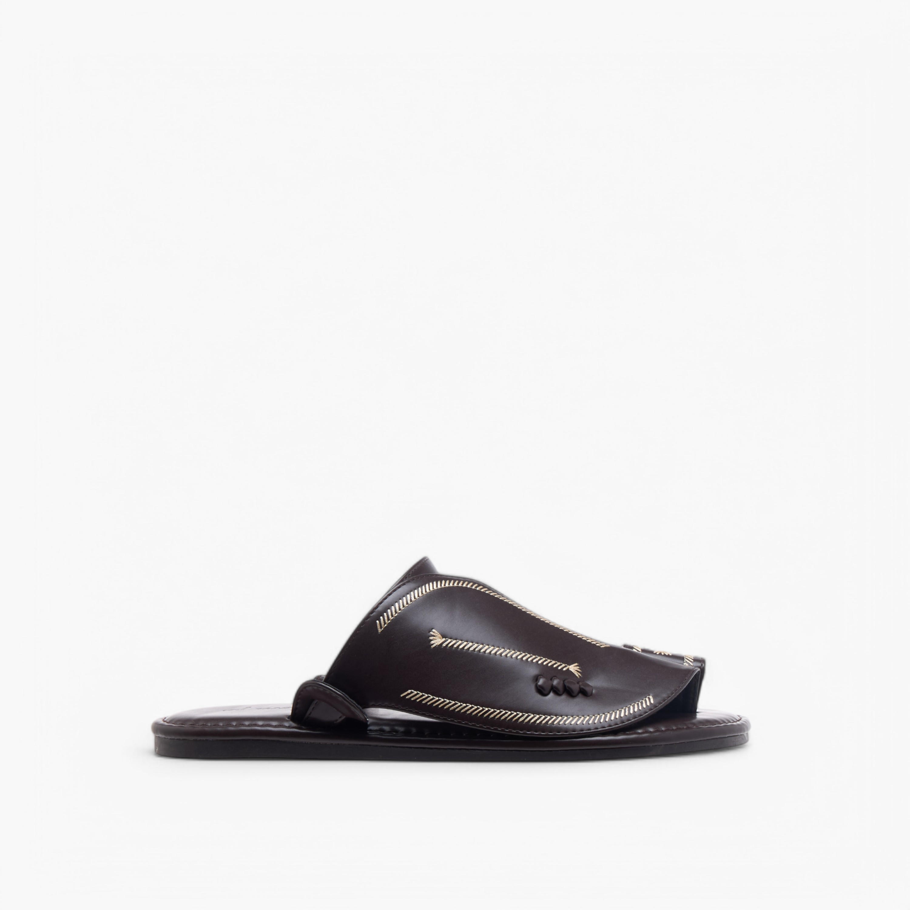 صندل عربي سهل الارتداء بارز الملمس من الواحة-men-shoes-sandals-image-2