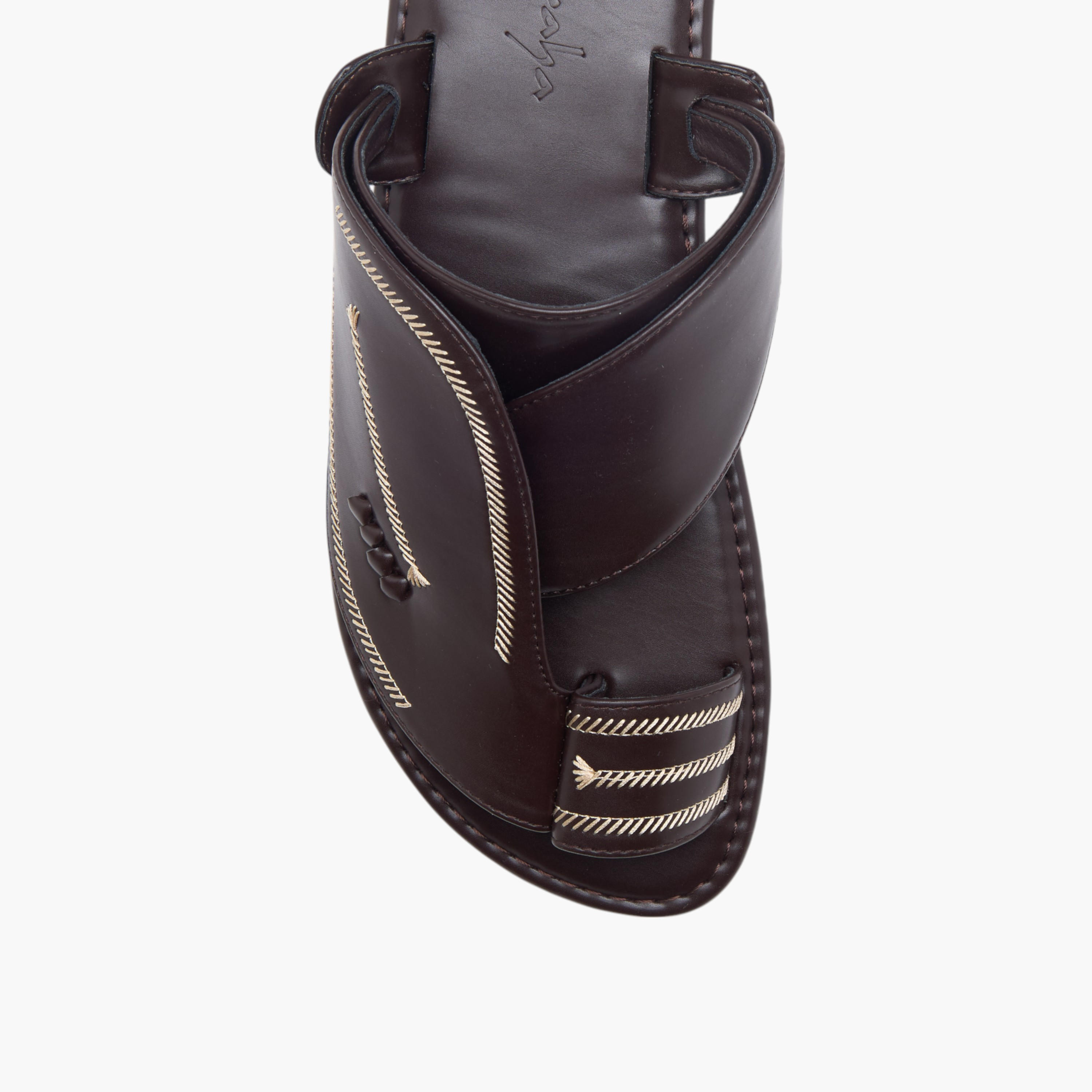 صندل عربي سهل الارتداء بارز الملمس من الواحة-men-shoes-sandals-image-3