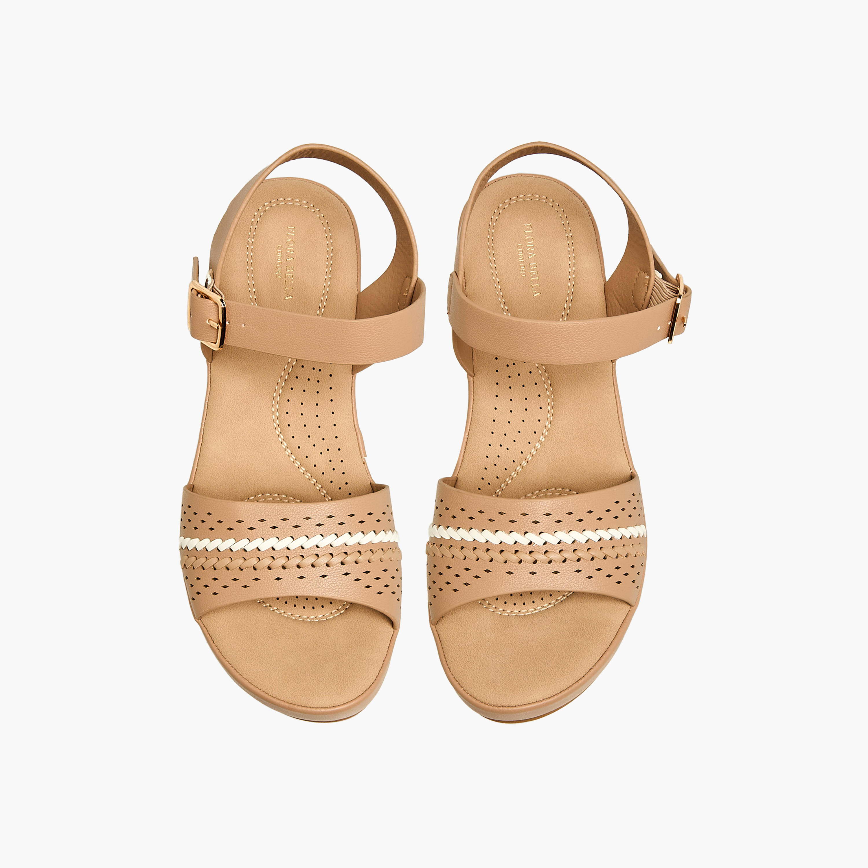 Flora Bella Women Cutout Accent Wedge Heel Sandals-women-shoes-sandals-heeled-image-1