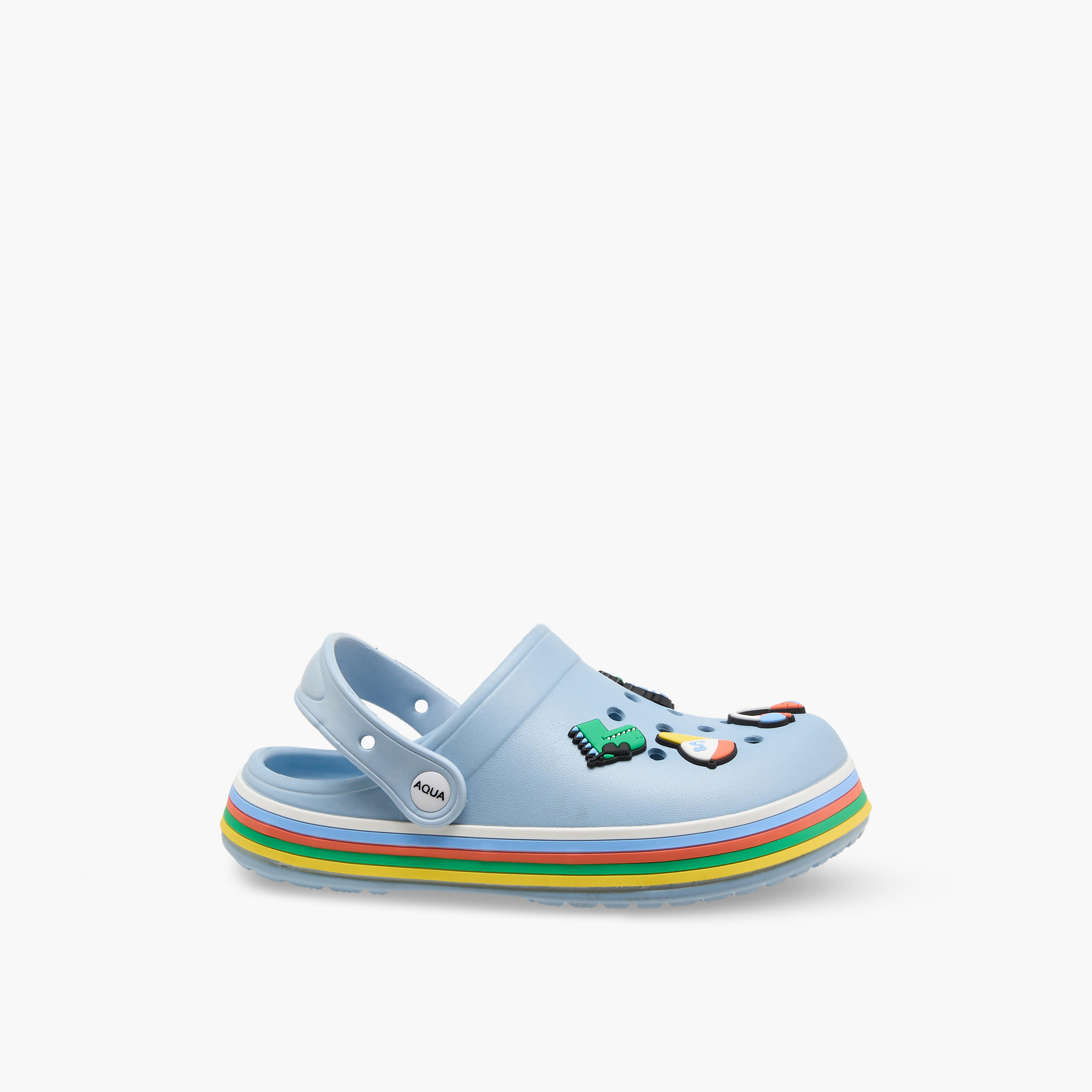 صندل كلوج بحزام خلفي وتزيينات للأولاد من أكوا-boys-shoes-sandals-image-3