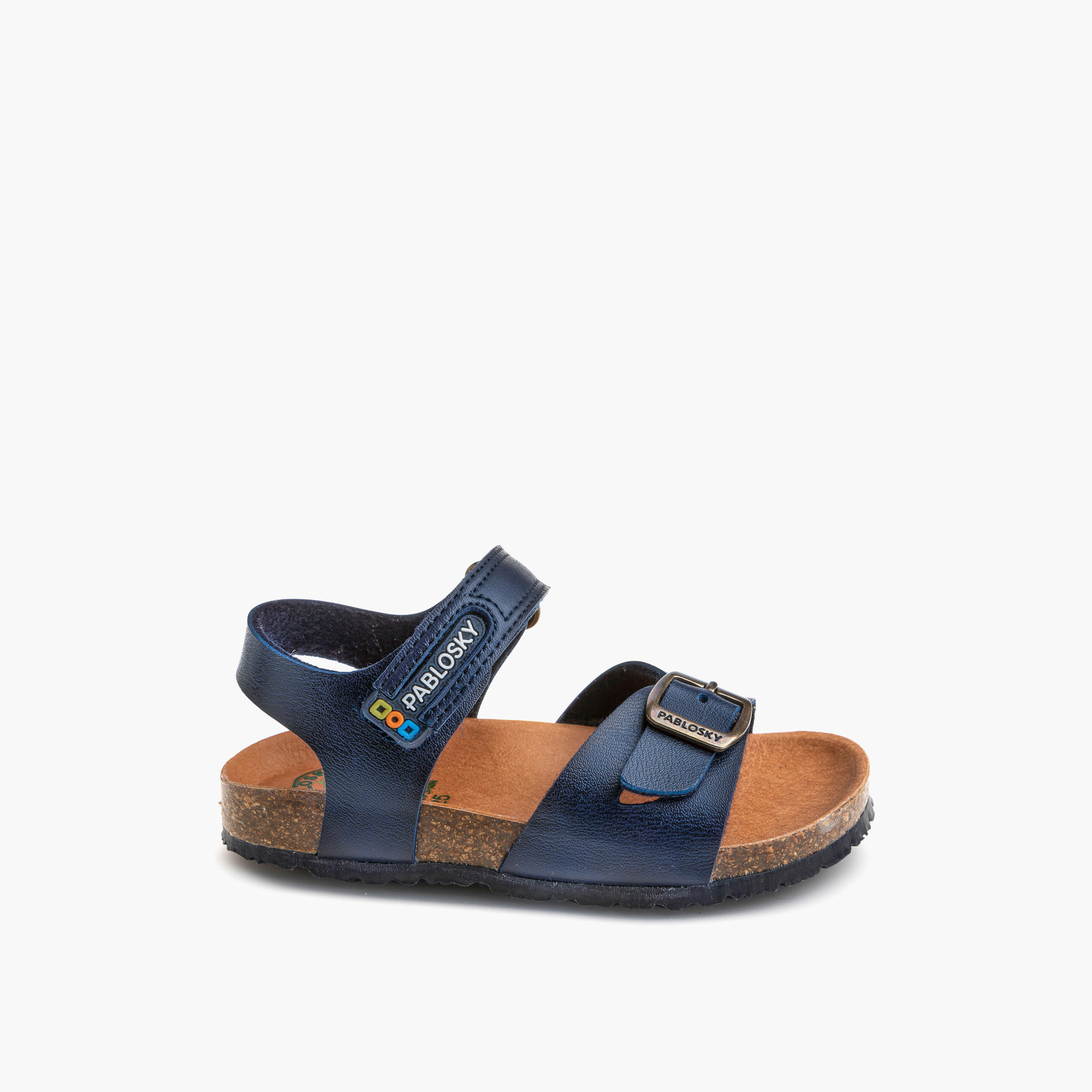 Pablosky Boys' Sandals with Buckle Accent and Hook & Loop Closure-boys-shoes-sandals-image-1