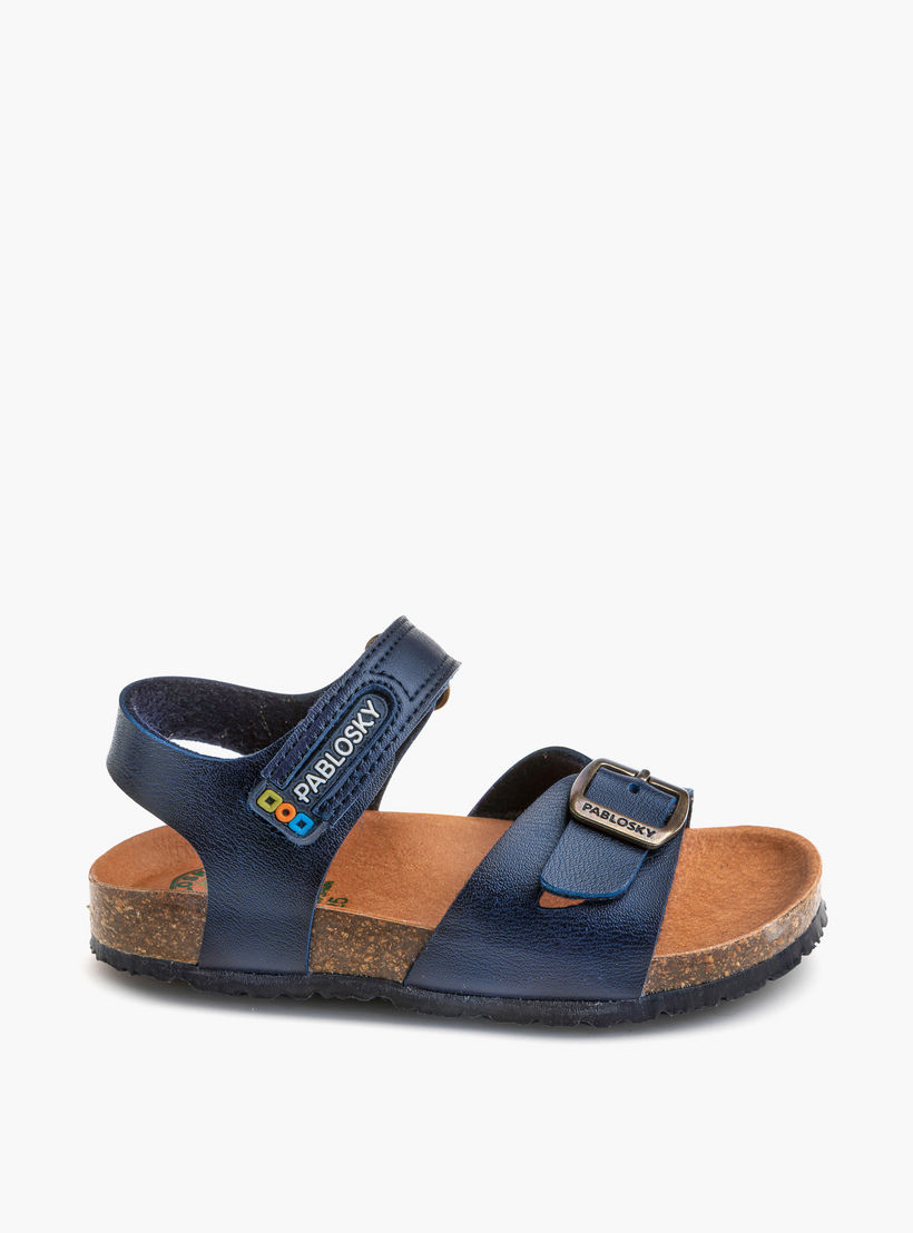 Pablosky Boys' Sandals with Buckle Accent and Hook & Loop Closure-boys-shoes-sandals-image-1