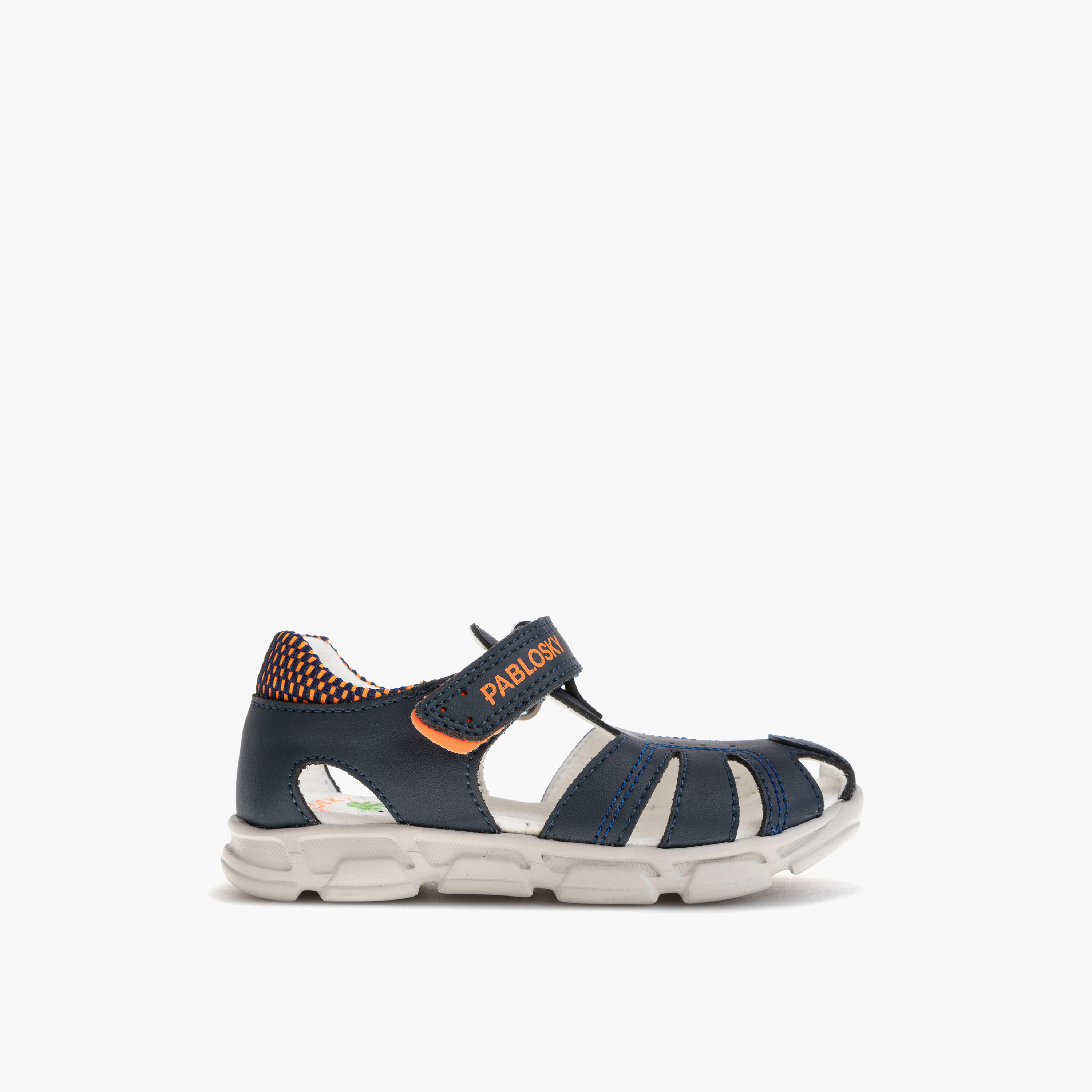 Pablosky Boys' Strap Sandals with Hook and Loop Closure-boys-shoes-sandals-image-2
