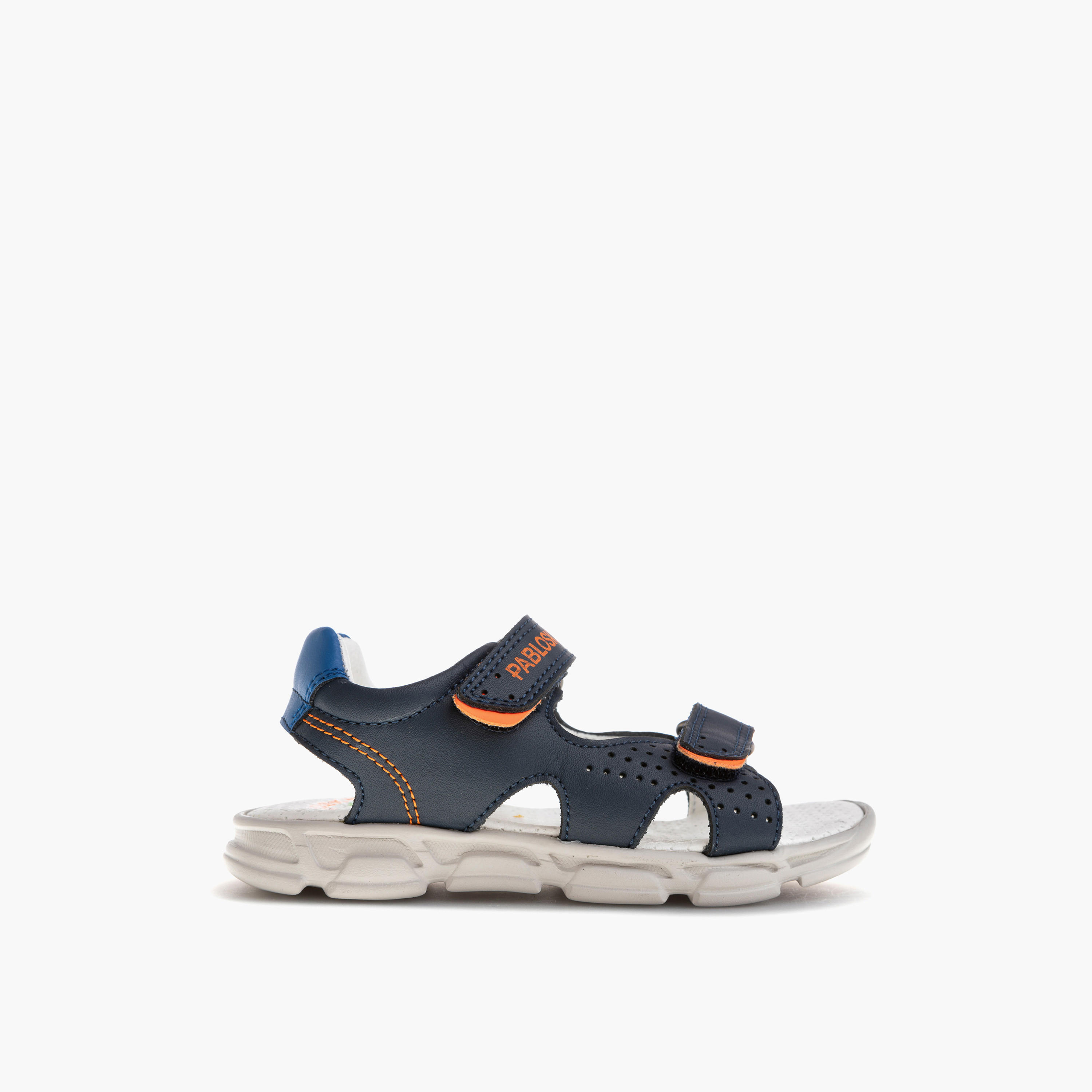 Pablosky Boys' Strap Sandals with Hook and Loop Closure-baby-boys-shoes-sandals-image-2