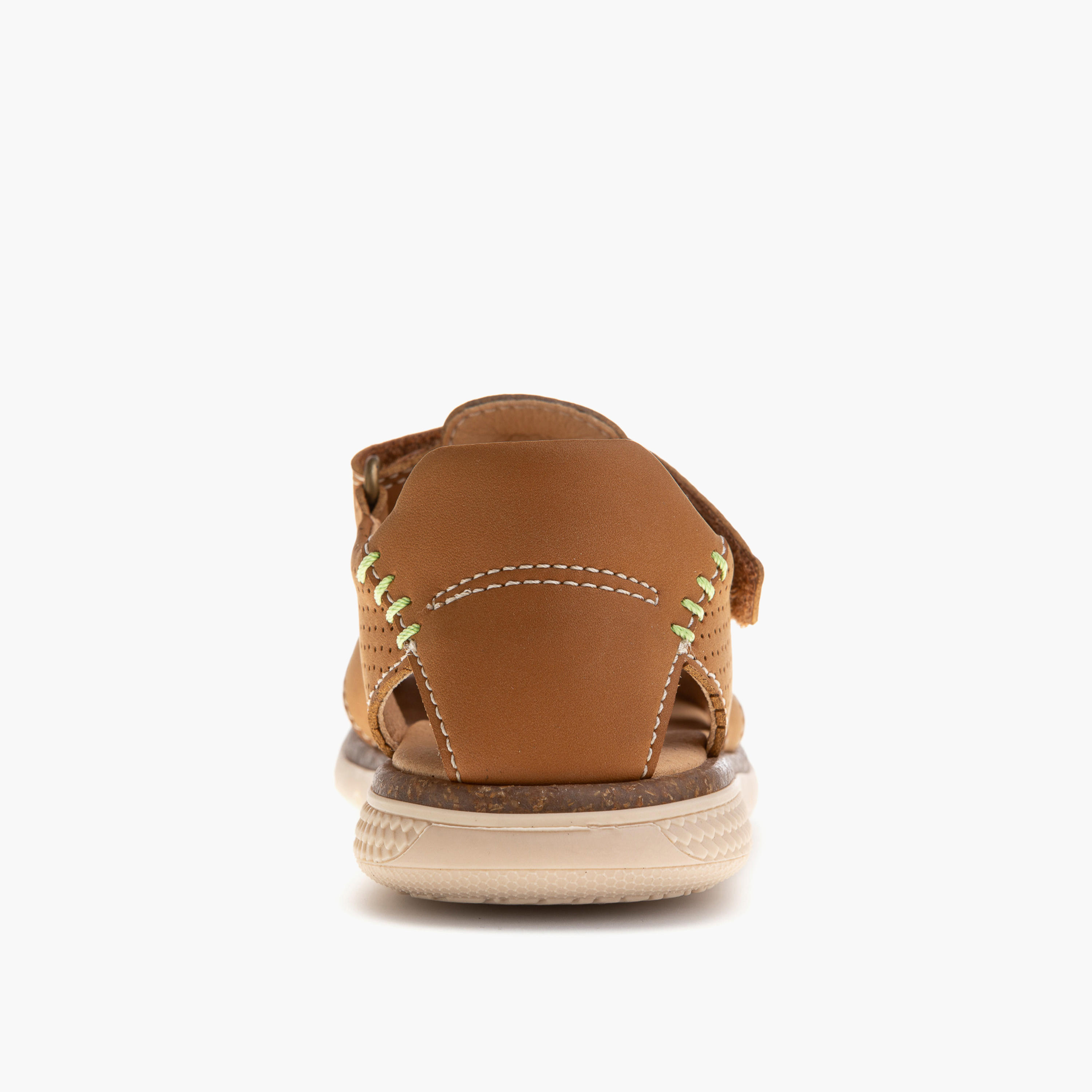 Pablosky Boys' Panelled Fisherman Sandals with Hook and Loop Closure-boys-shoes-sandals-image-3
