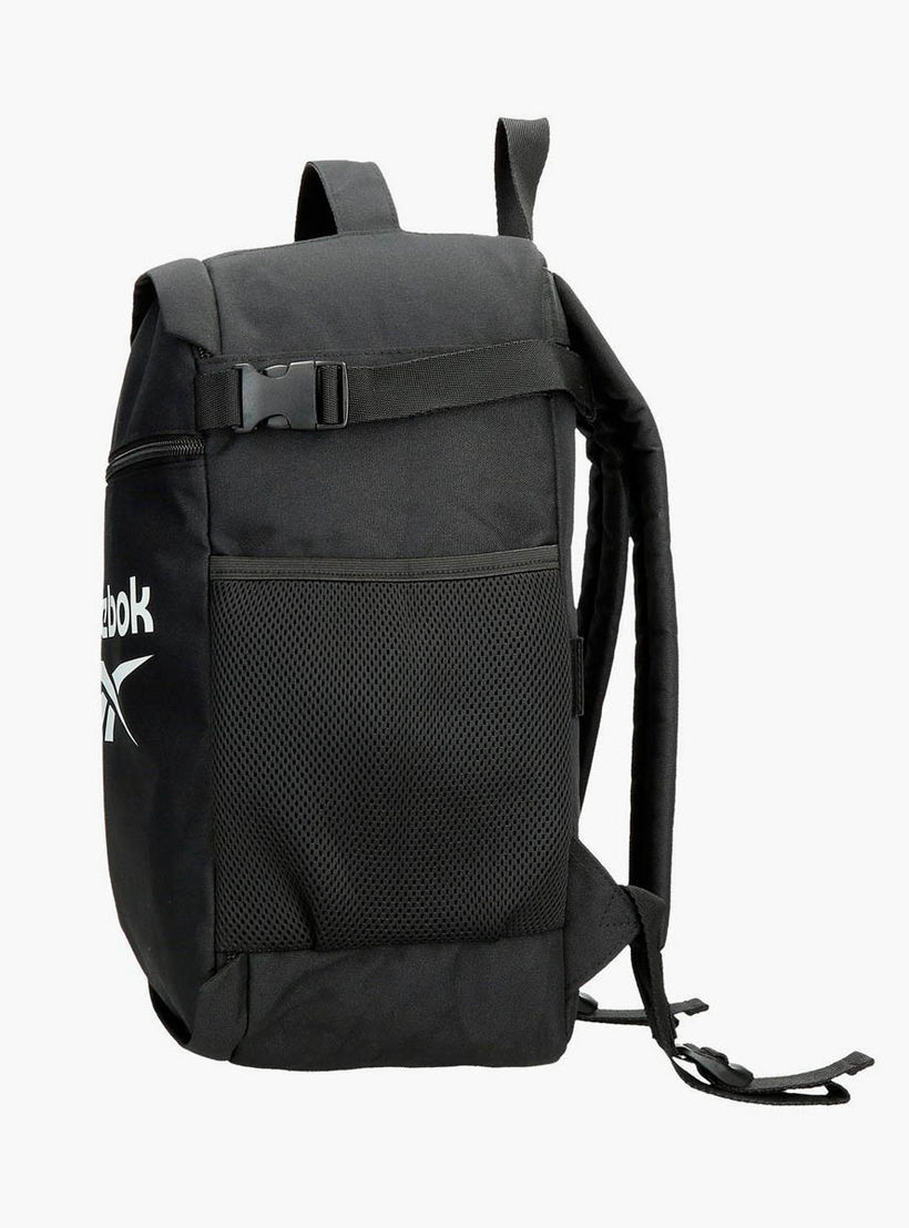 Reebok Logo Print School Backpack with Adjustable Straps and Zip Closure - 38x19x43 cm-school-bagsandbackpacks-backpacks-image-4