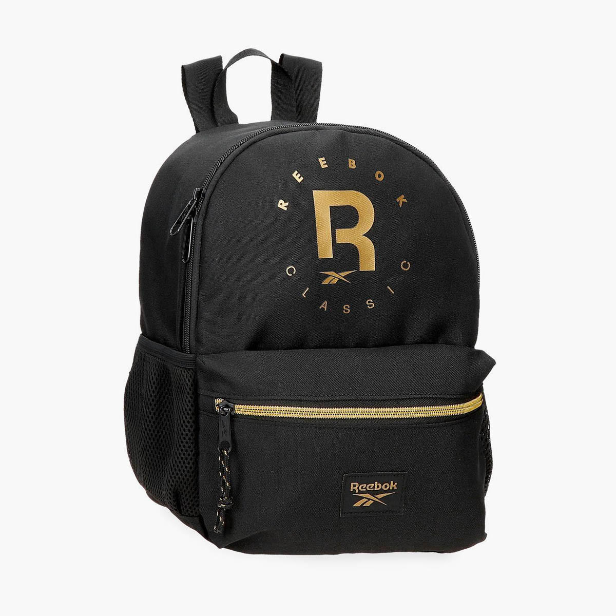 Reebok Logo Print School Backpack with Adjustable Straps and Zip Closure - 38x19x43 cm-school-bagsandbackpacks-backpacks-image-1
