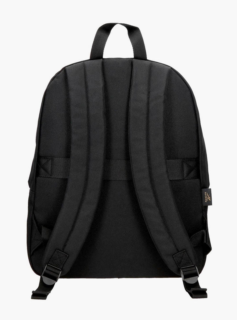 Reebok Logo Print School Backpack with Adjustable Straps and Zip Closure - 38x19x43 cm-school-bagsandbackpacks-backpacks-image-2