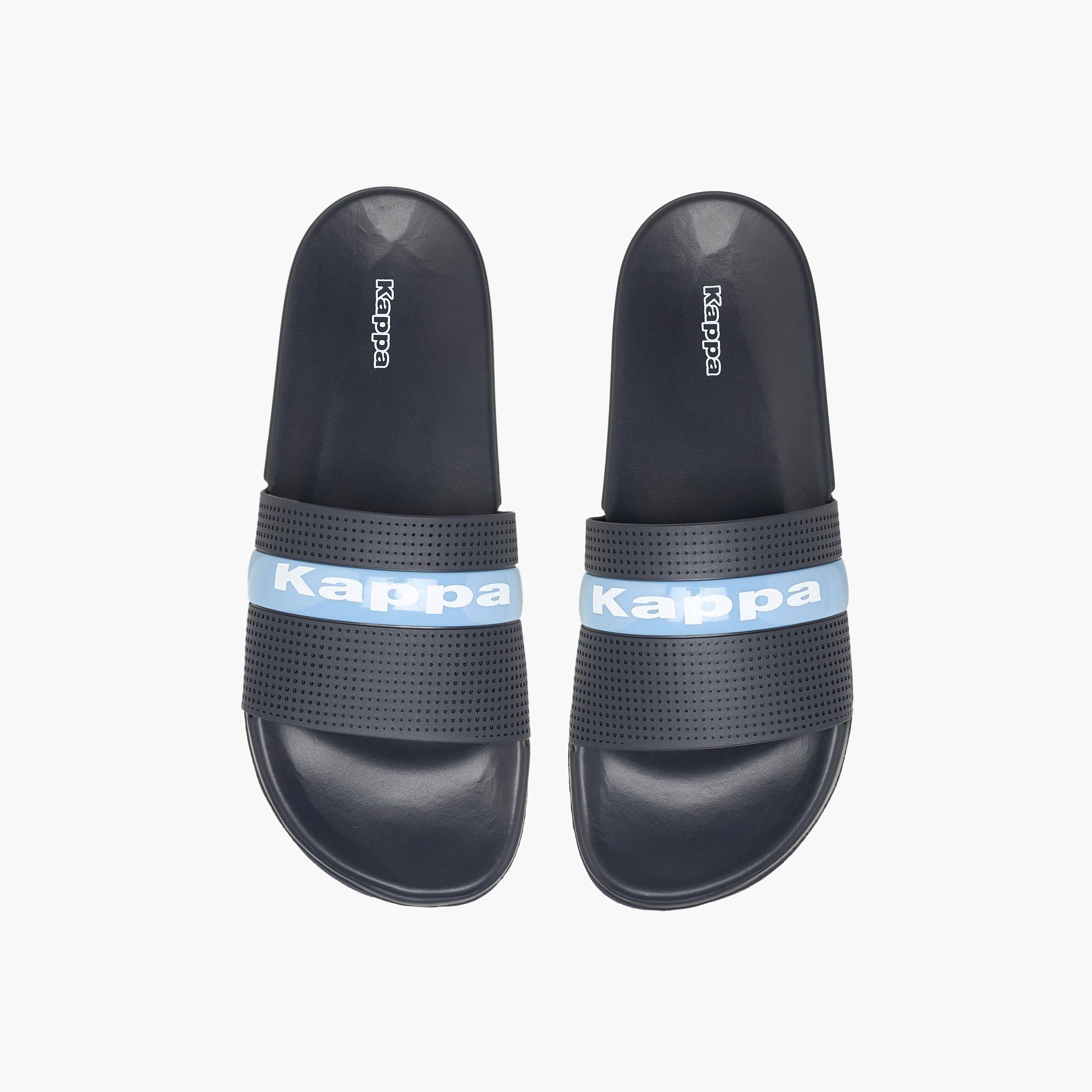 Kappa Men Logo Print Slides-men-shoes-flipflopsandslides-image-1