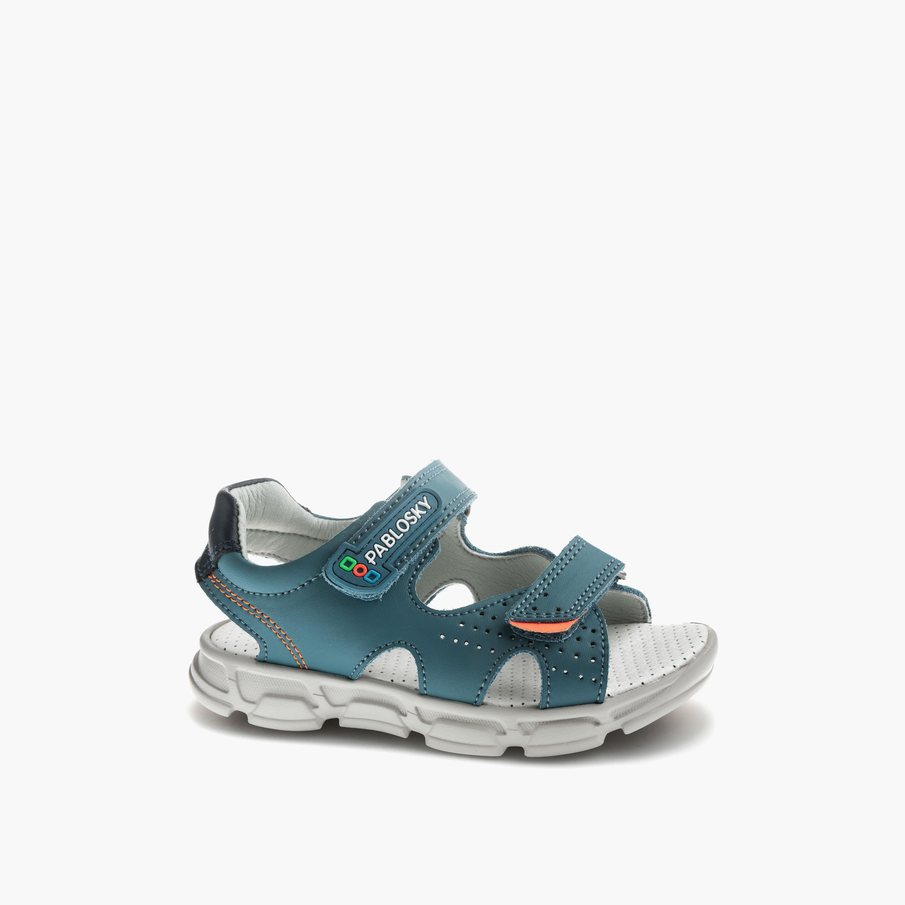 صندل جلد بشريط إغلاق لاصق للأولاد من بابلوسكي-boys-shoes-sandals-image-1
