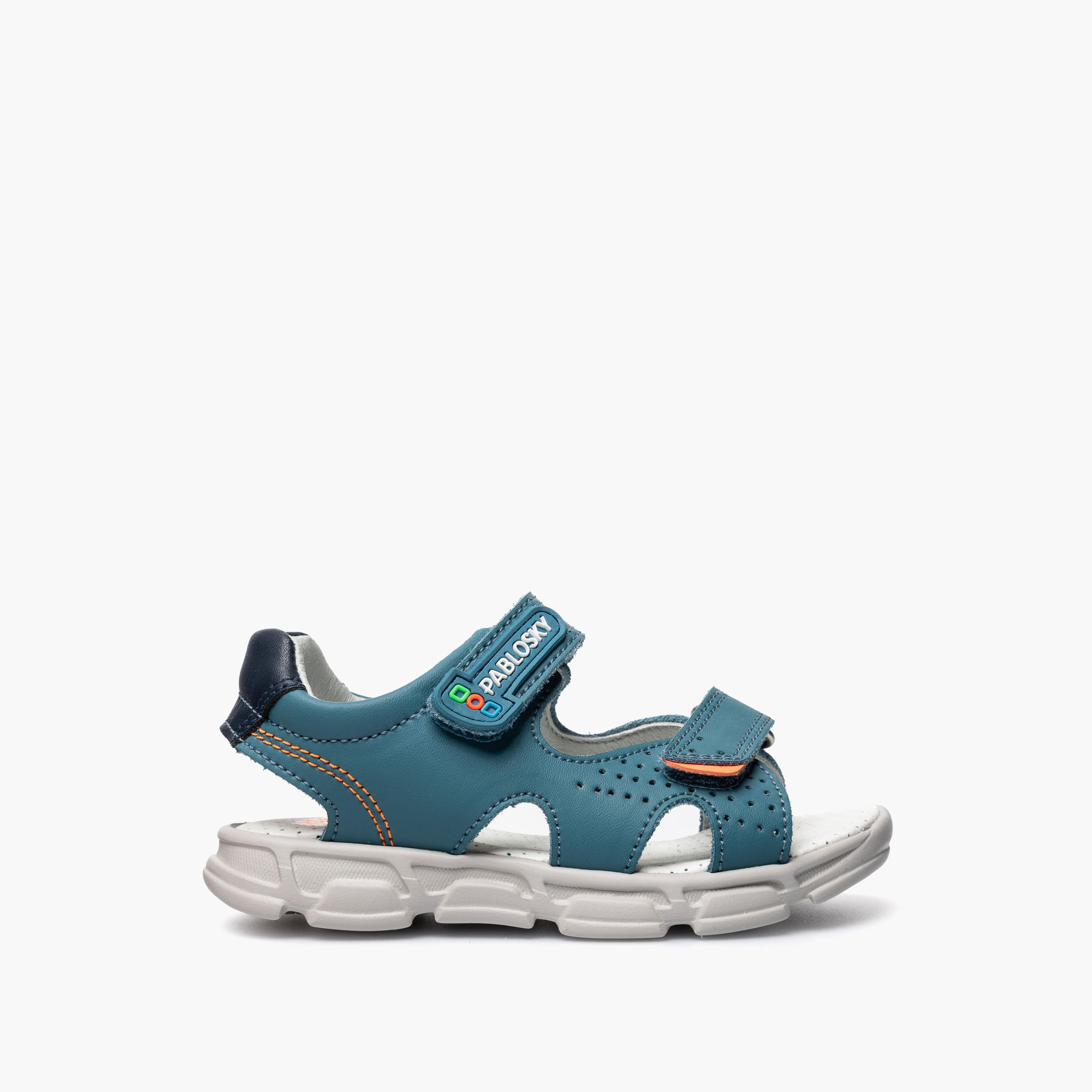 صندل جلد بشريط إغلاق لاصق للأولاد من بابلوسكي-boys-shoes-sandals-image-2