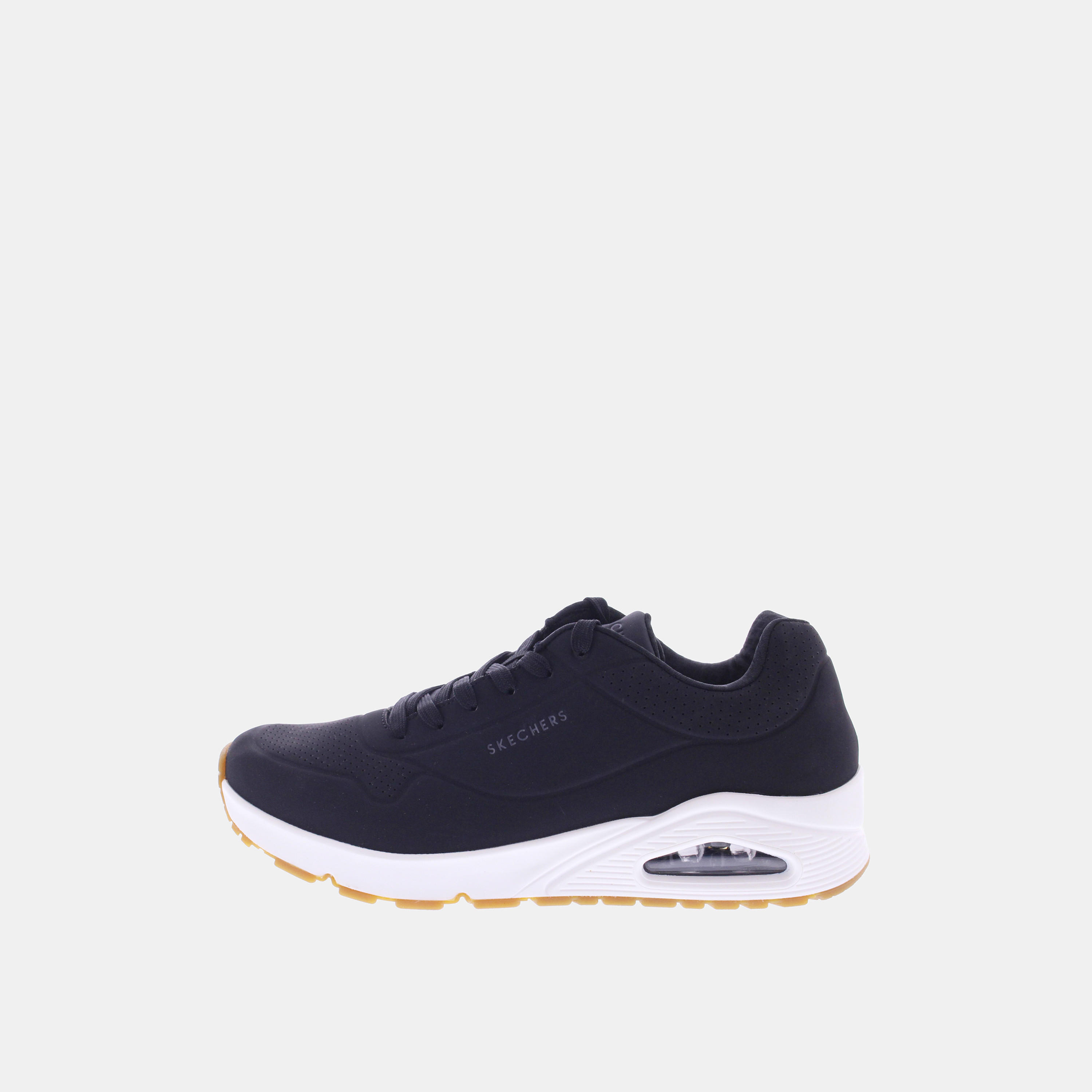 Skechers Men's Textured Lace-Up Running Shoes-sports-men-shoes-image-1