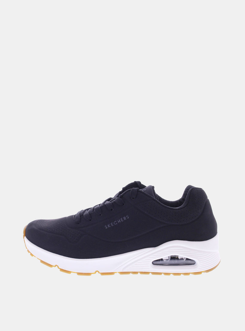 حذاء جري بارز الملمس برباط إغلاق للرجال من سكيتشرز-sports-men-shoes-image-1
