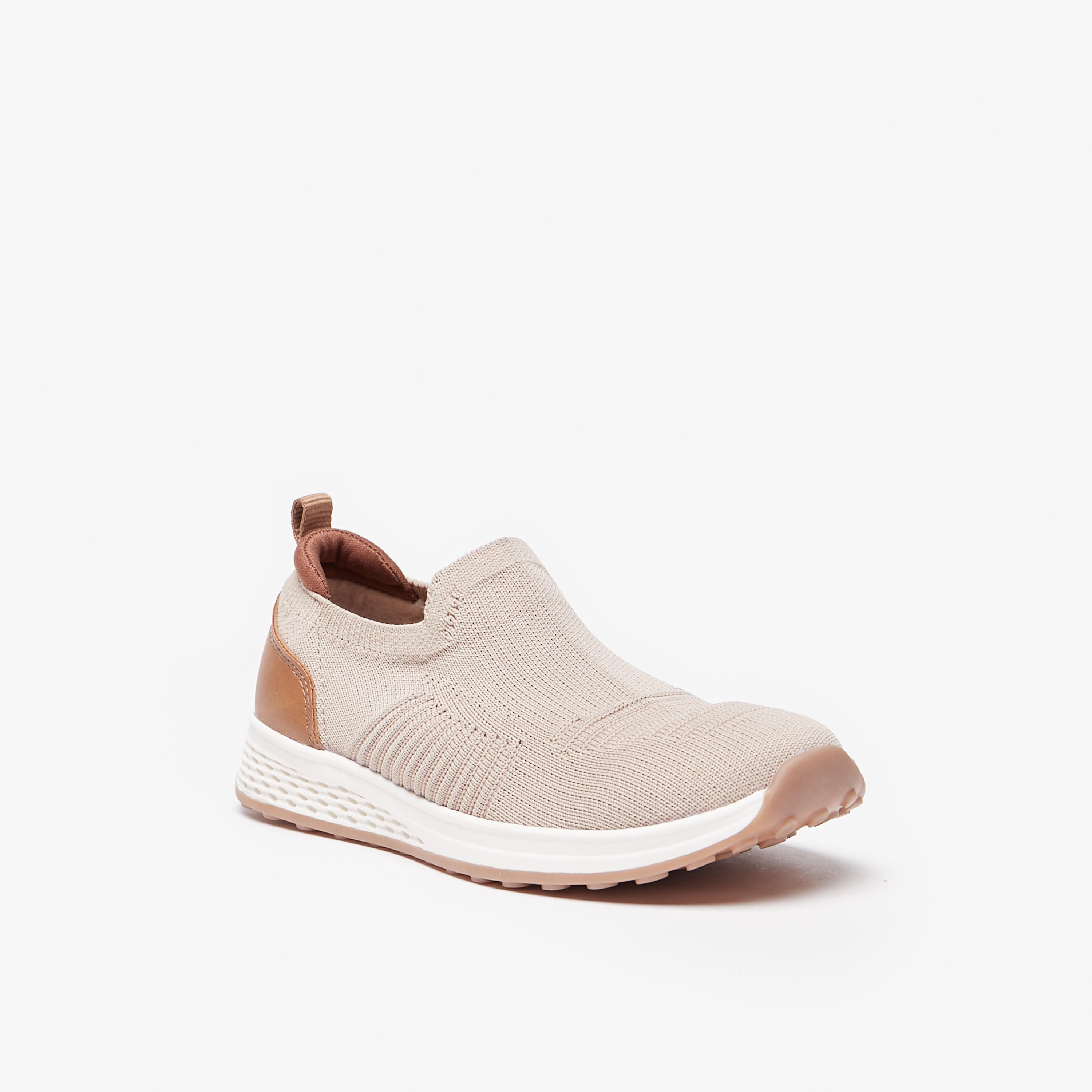 Mister Duchini Mesh Slip-On Sneakers with Pull Tabs-boys-shoes-sneakers-image-1