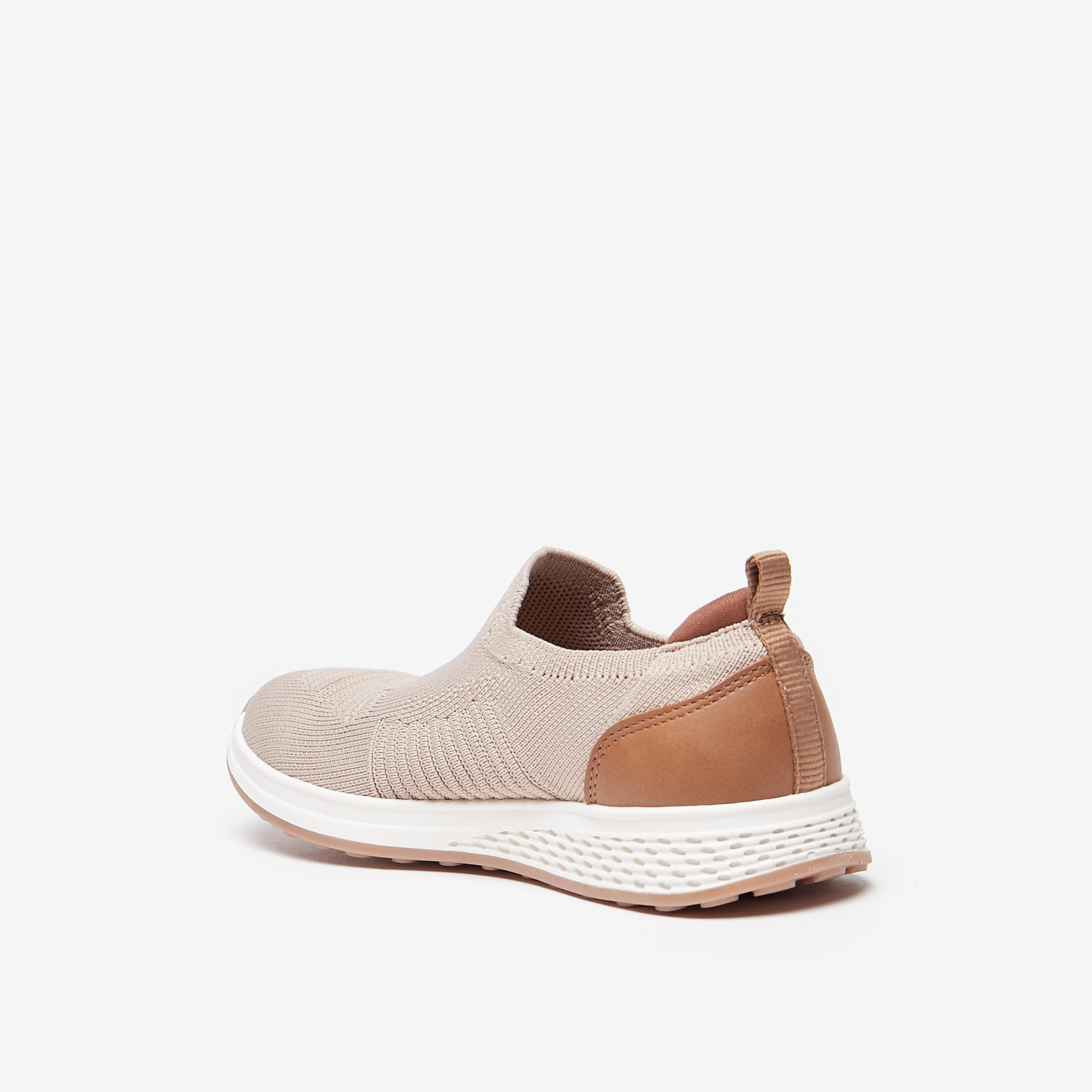 Mister Duchini Mesh Slip-On Sneakers with Pull Tabs-boys-shoes-sneakers-image-2