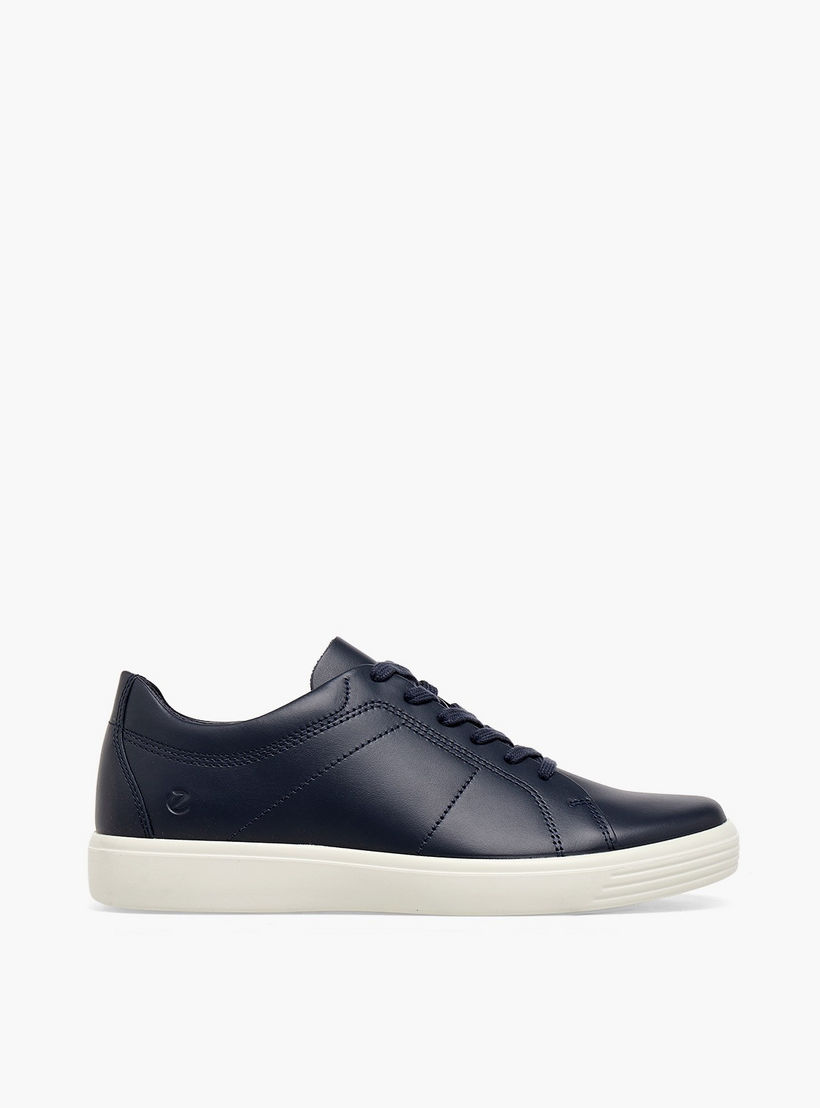 Ecco Men Leather Lace-Up Ankle Sneakers-men-shoes-sneakers-image-3