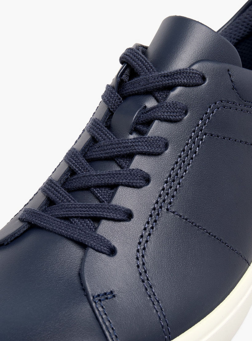 Ecco Men Leather Lace-Up Ankle Sneakers-men-shoes-sneakers-image-4