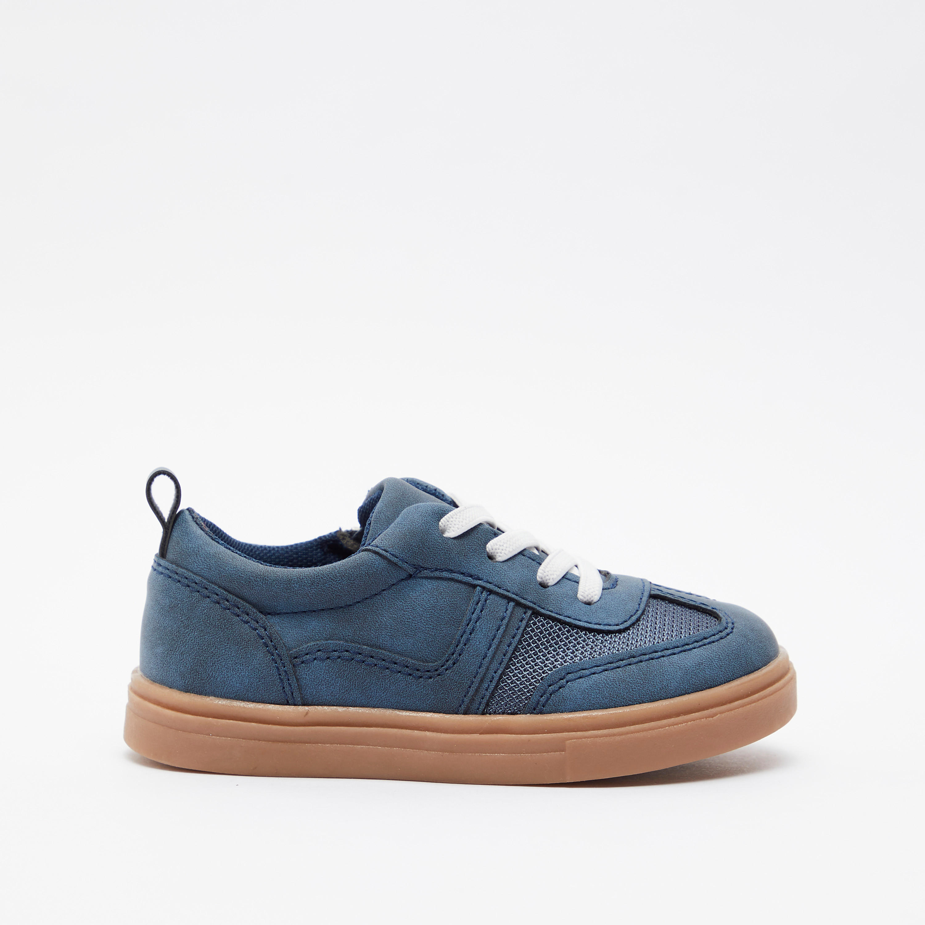 Juniors Textured Lace-Up Sneakers-boys-shoes-sneakers-image-1