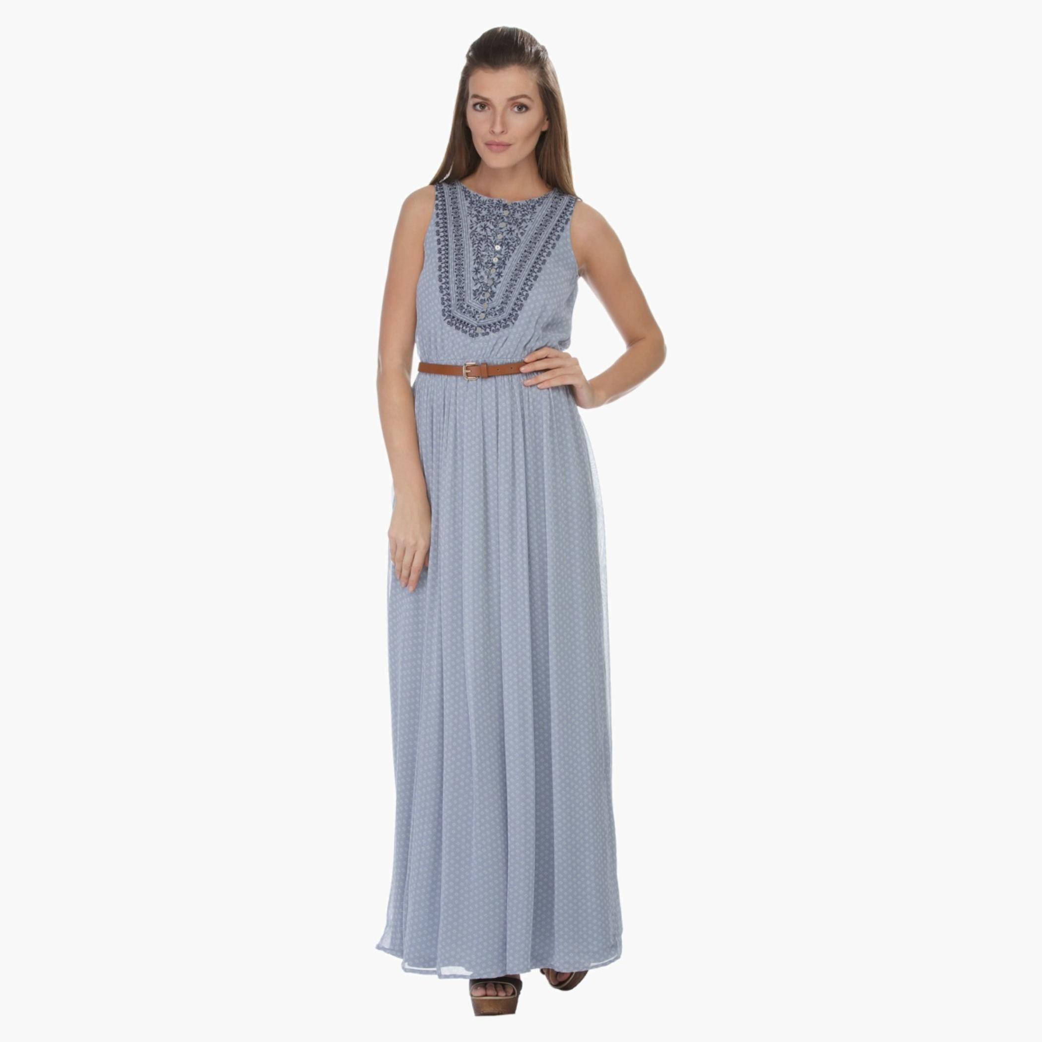Embroidered Yoke Maxi Dress-women-clothing-dresses-image-1