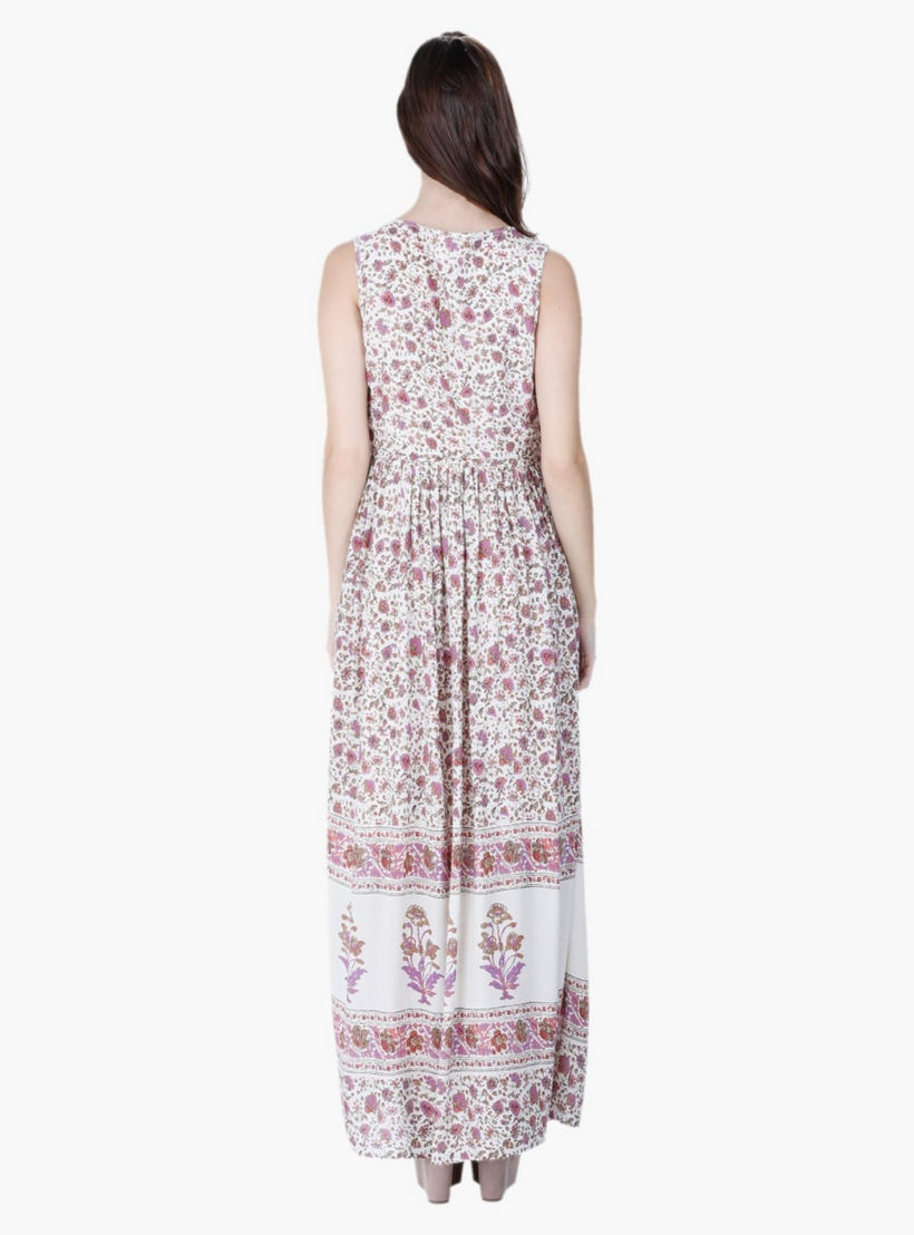 Floral Print Maxi Dress-women-clothing-dresses-image-3