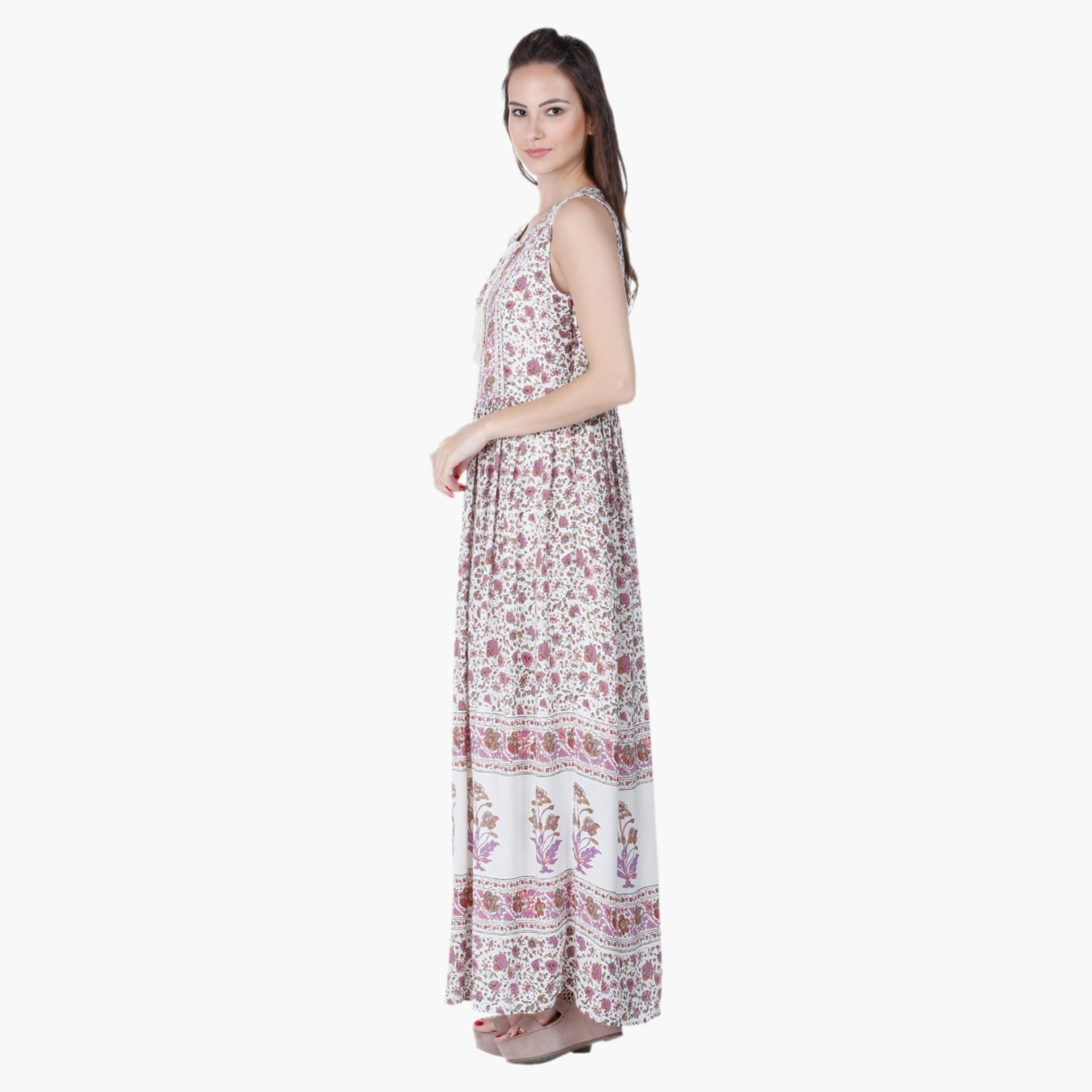 Floral Print Maxi Dress-women-clothing-dresses-image-2