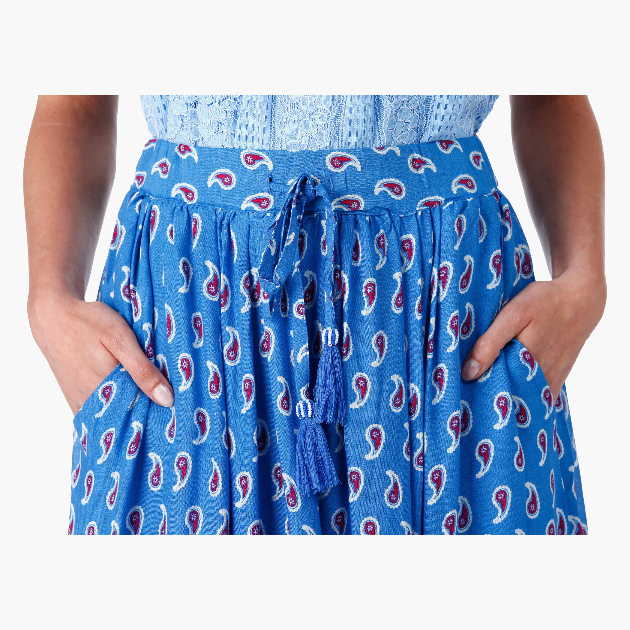 Printed Maxi Skirt in Regular Fit-women-clothing-bottoms-skirts-image-2