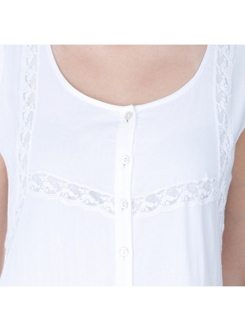 Lace-embellished Maxi Dress-women-clothing-dresses-image-2