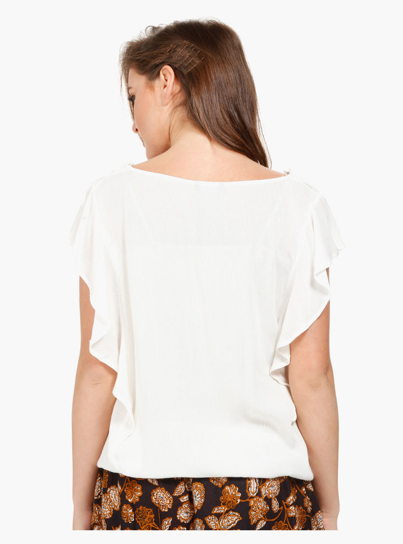 Solid Colour Top-women-clothing-shirtsandblouses-blouses-image-2
