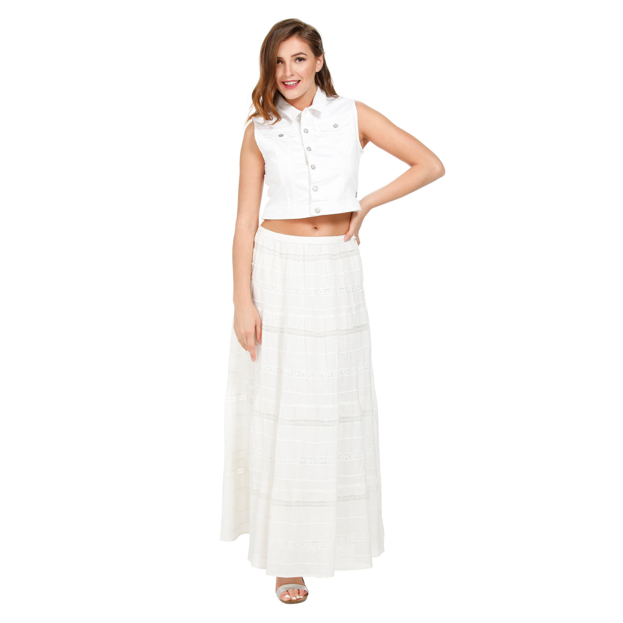 Solid Colour Skirt-women-clothing-bottoms-skirts-image-1