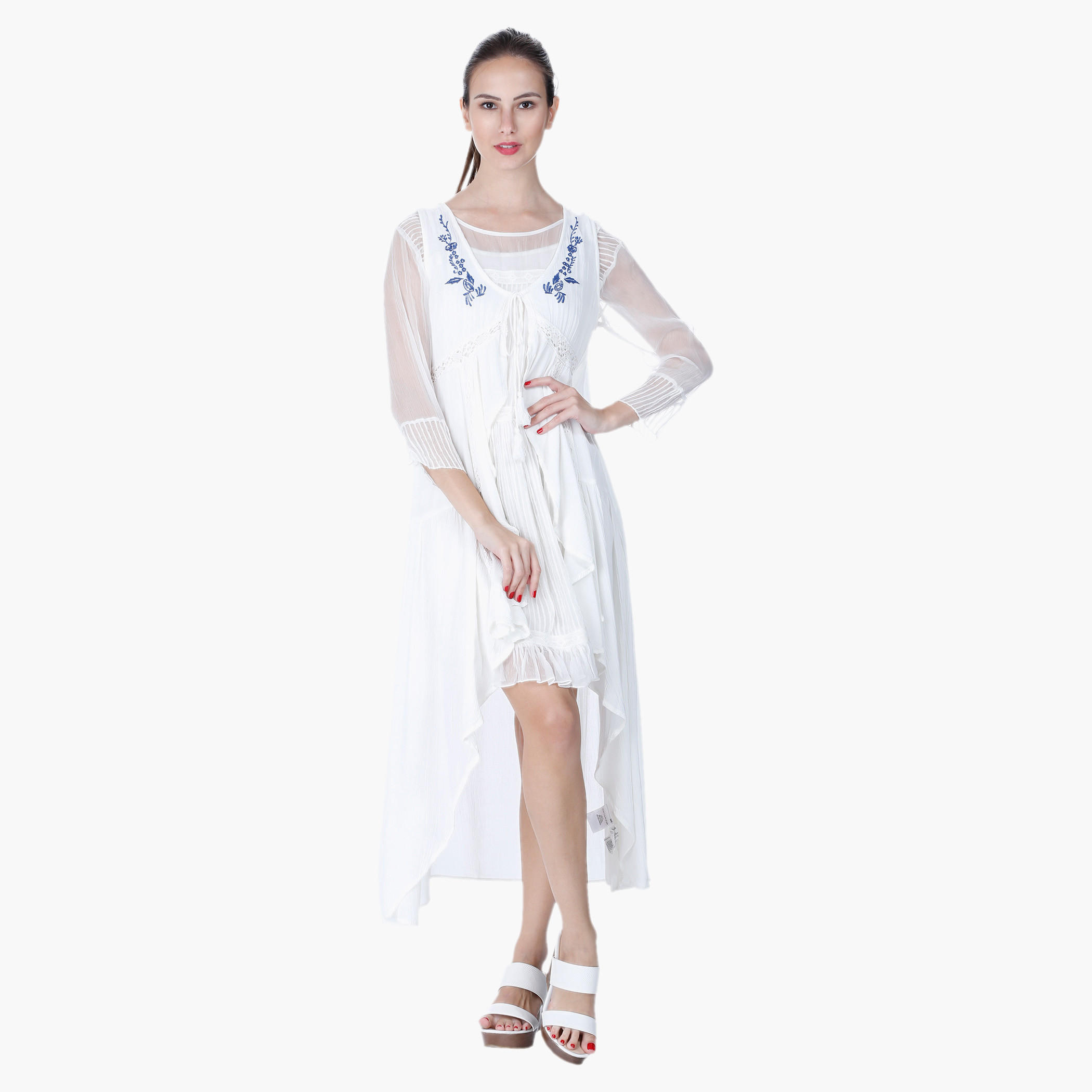 Lace-embellished Dress-women-clothing-dresses-image-5