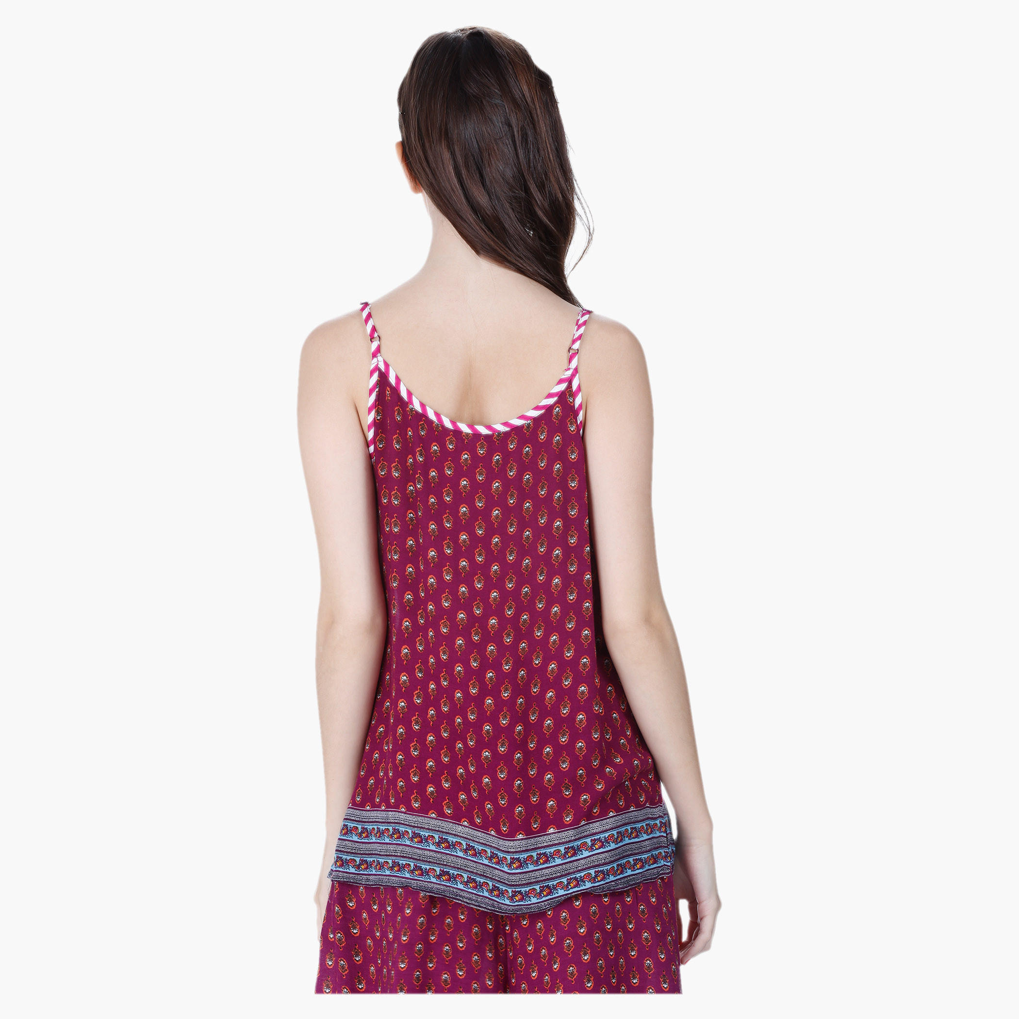 Printed Spaghetti Strap Blouse-women-clothing-shirtsandblouses-blouses-image-2