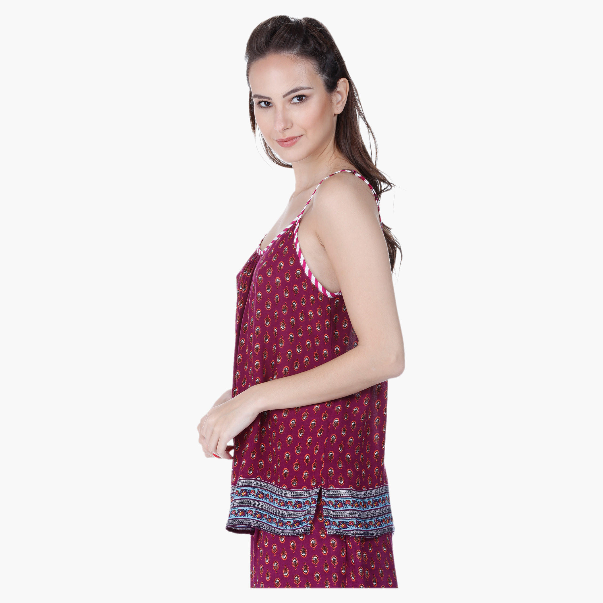 Printed Spaghetti Strap Blouse-women-clothing-shirtsandblouses-blouses-image-3