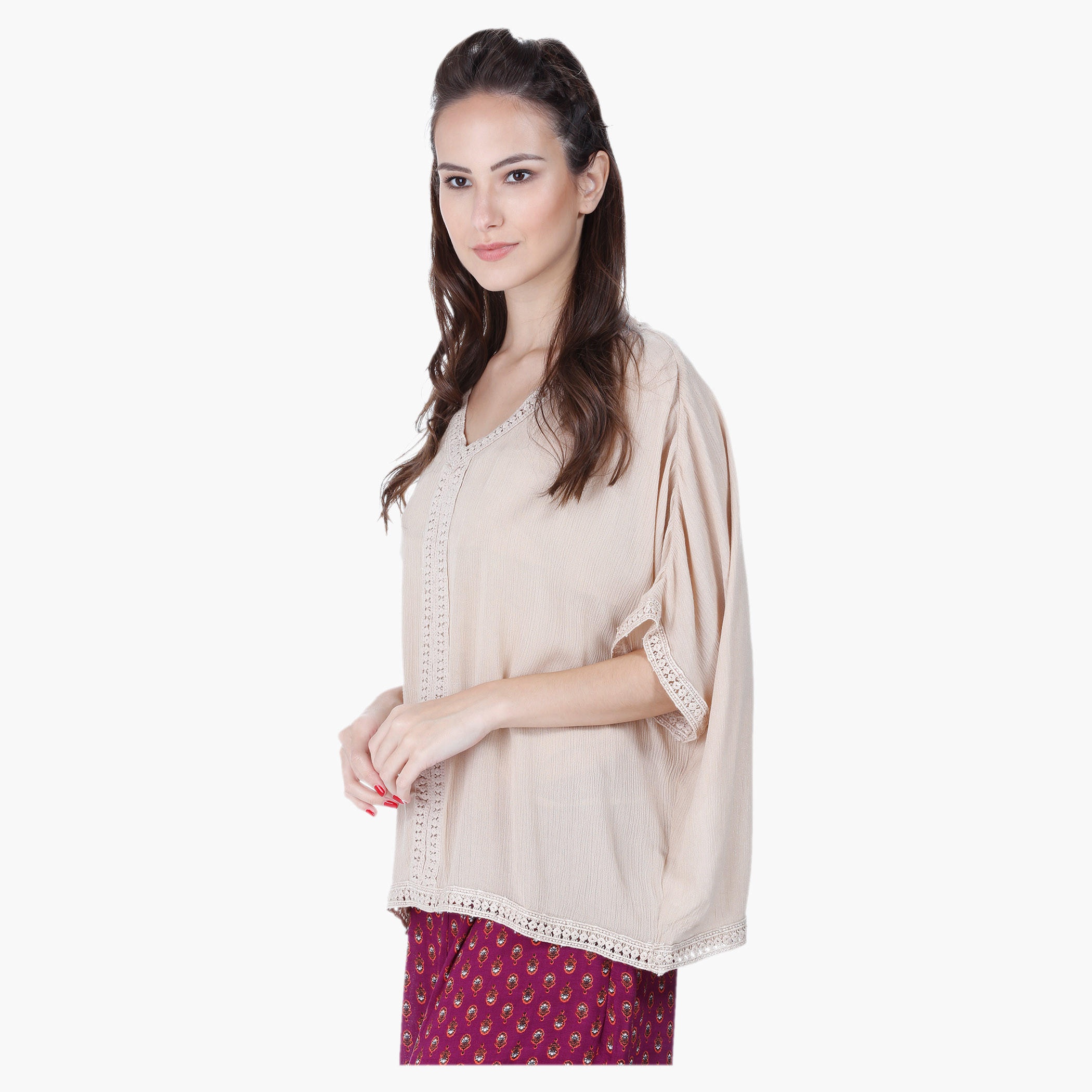 V-Neck Long-Sleeved Blouse-women-clothing-shirtsandblouses-blouses-image-8
