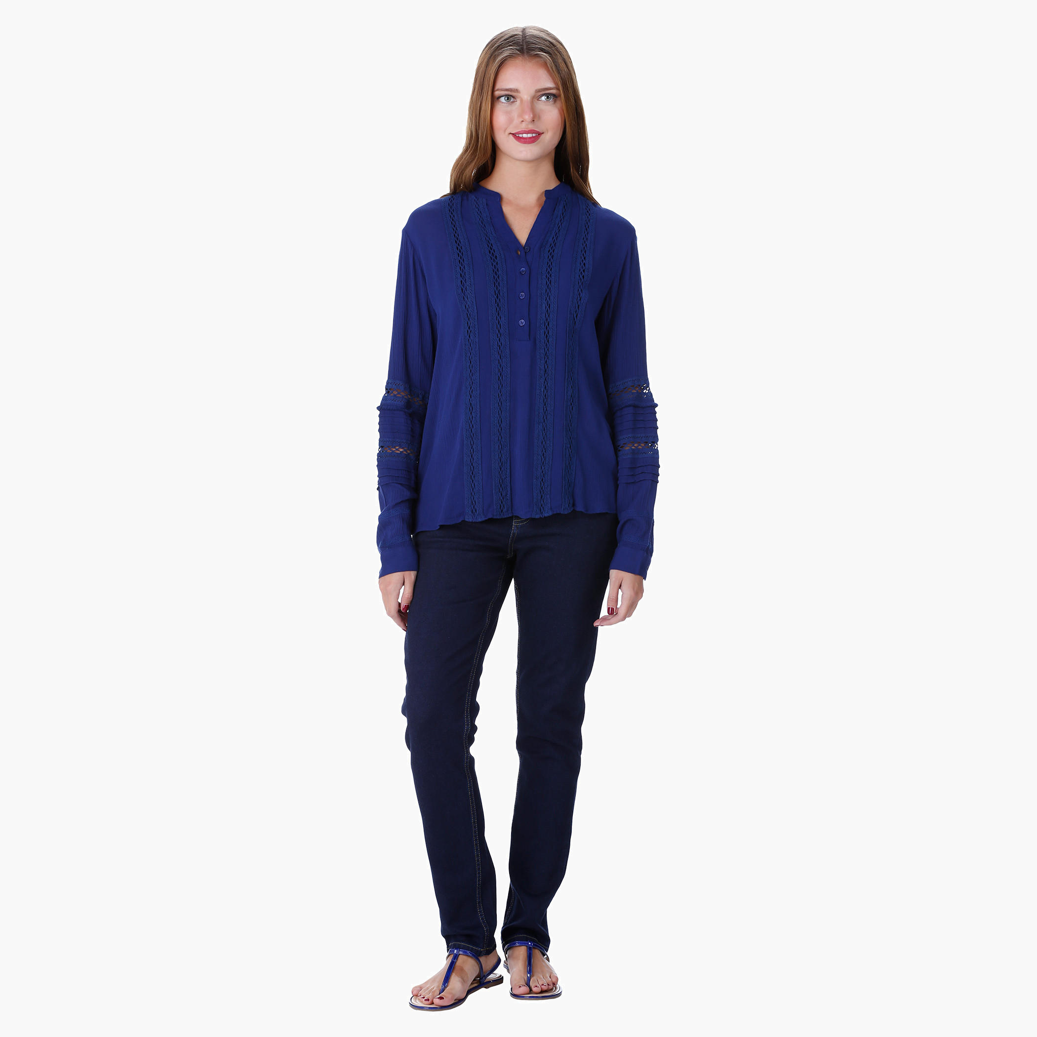 Solid Colour Top-women-clothing-shirtsandblouses-blouses-image-5