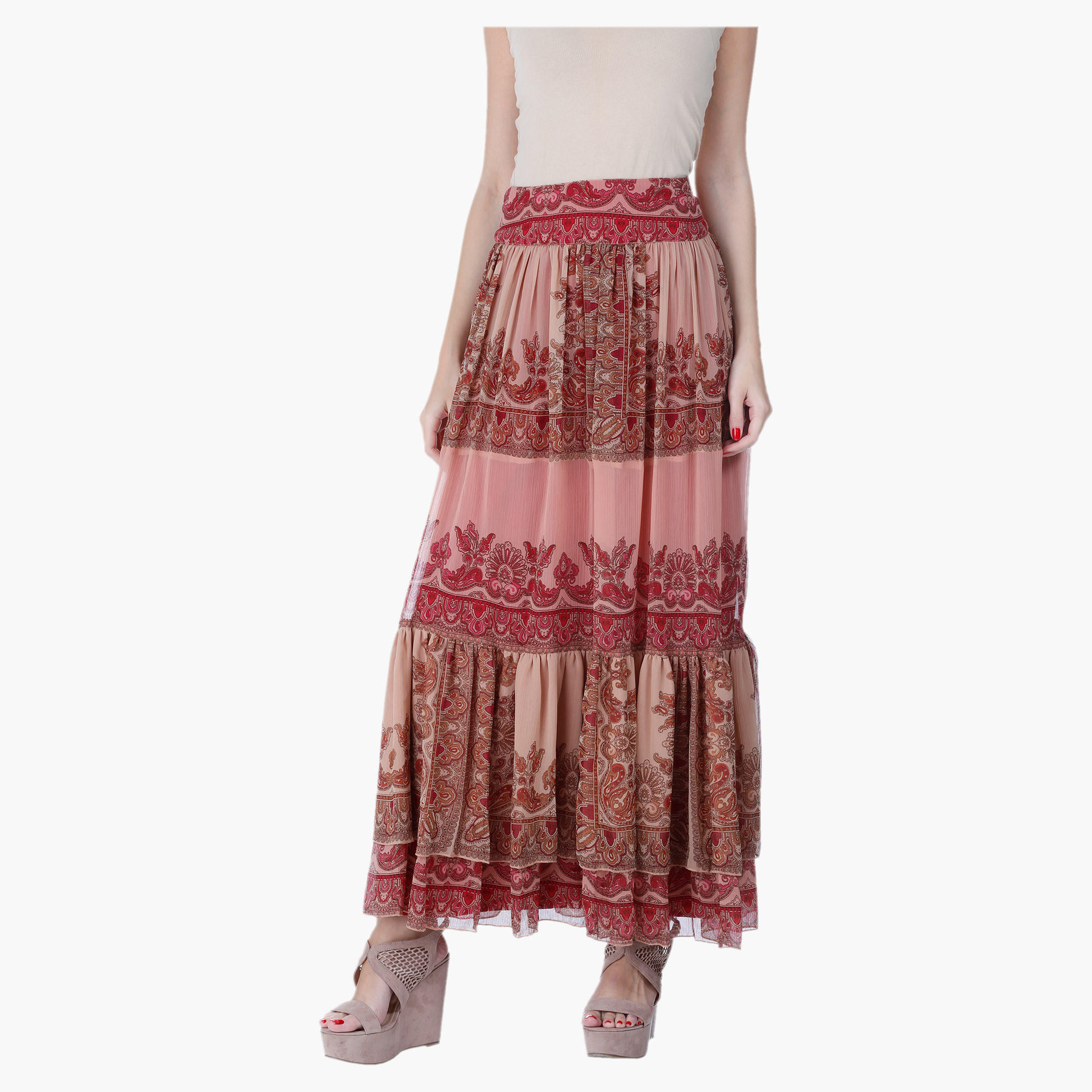 Ethnic Print Maxi Skirt-women-clothing-bottoms-skirts-image-1