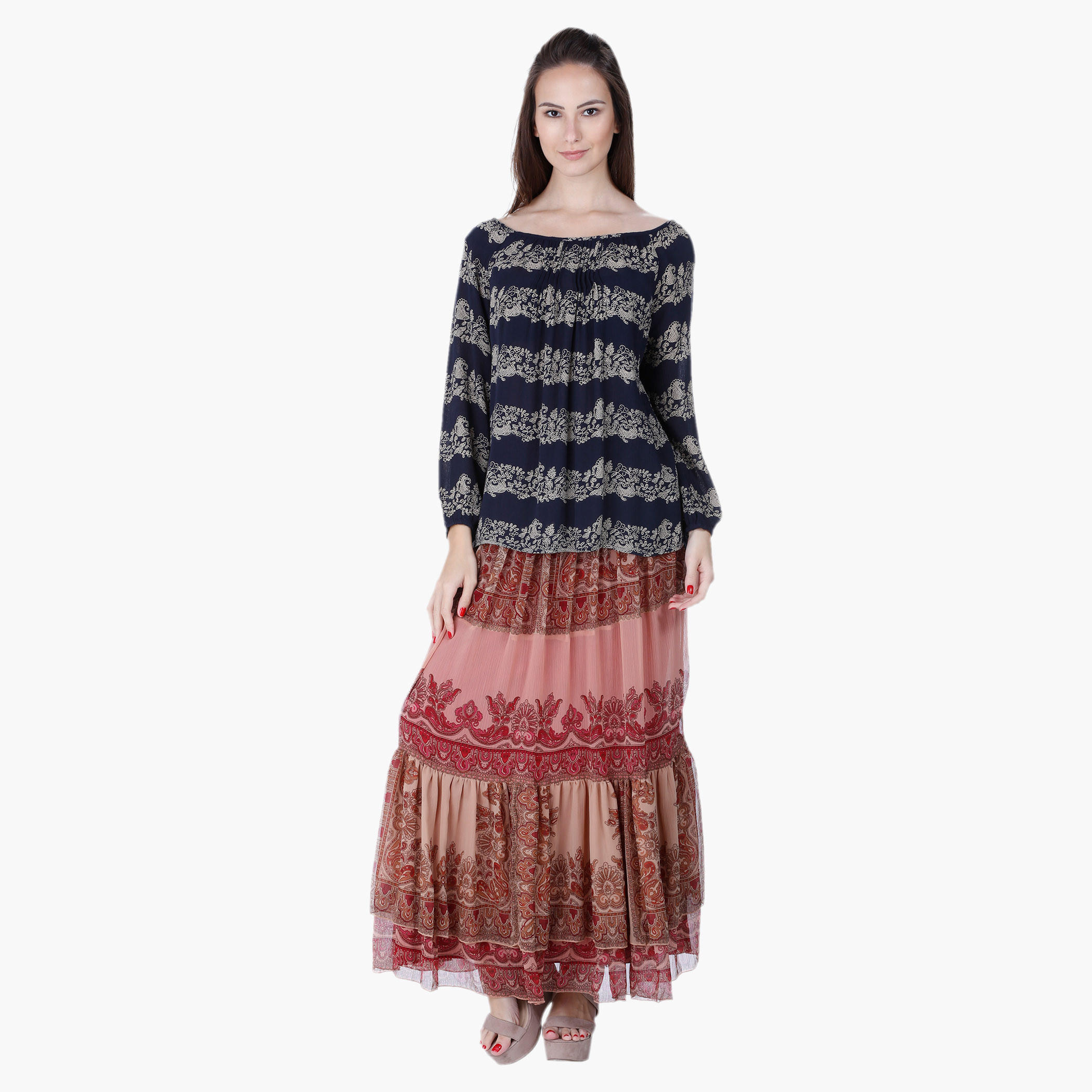 Ethnic Print Maxi Skirt-women-clothing-bottoms-skirts-image-5