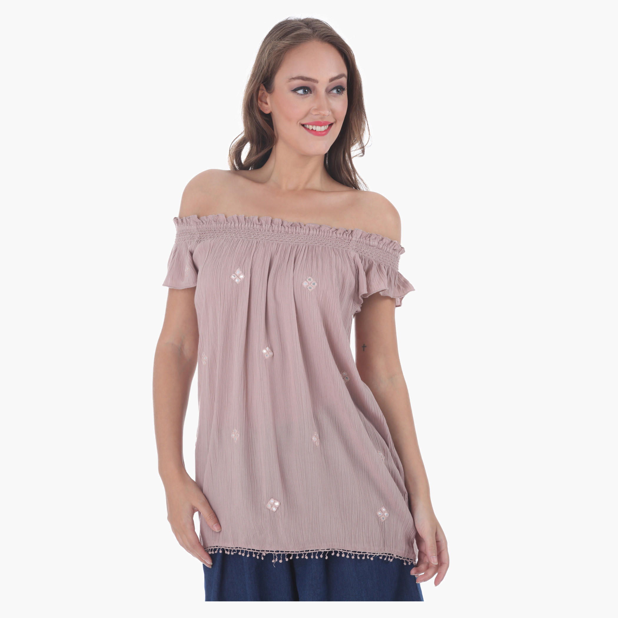 Off-shoulder Top-women-clothing-shirtsandblouses-blouses-image-1