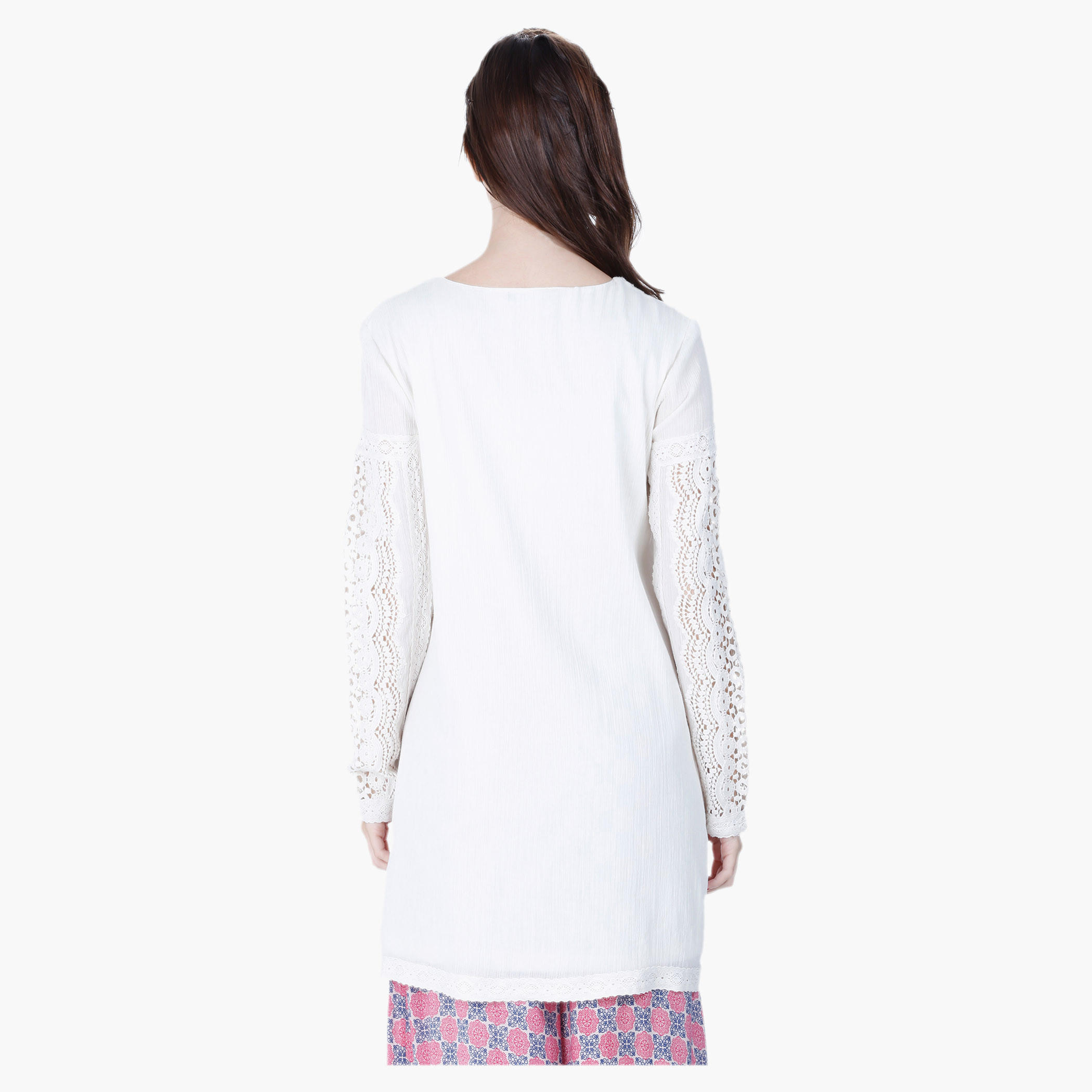 Crochet-embellished Tunic-women-clothing-shirtsandblouses-blouses-image-4